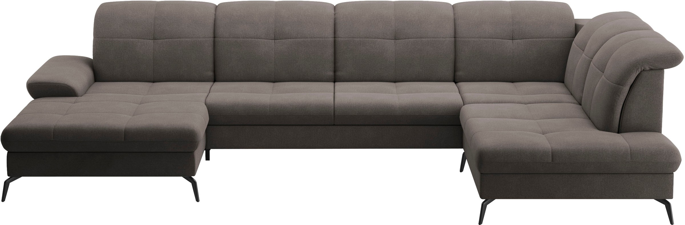 sit&more Wohnlandschaft "Amica, U-Form, inkl. Sitztiefenverstellung und Arm günstig online kaufen