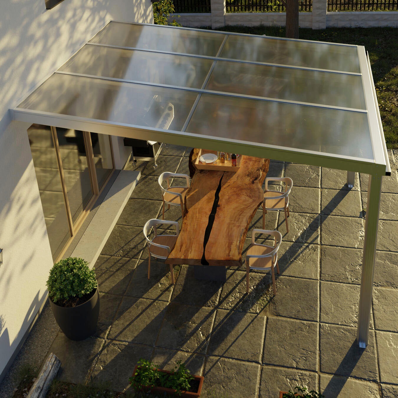 Beckmann Terrassendach »Exklusiv Gr. 9«