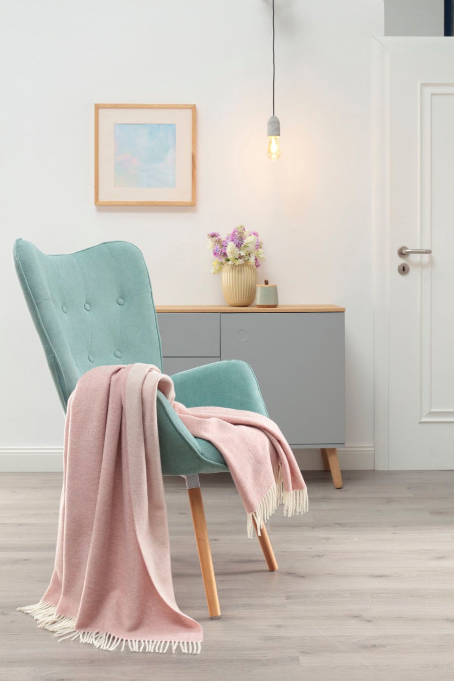 Biederlack Plaid »Britta«, aus 100% Wolle