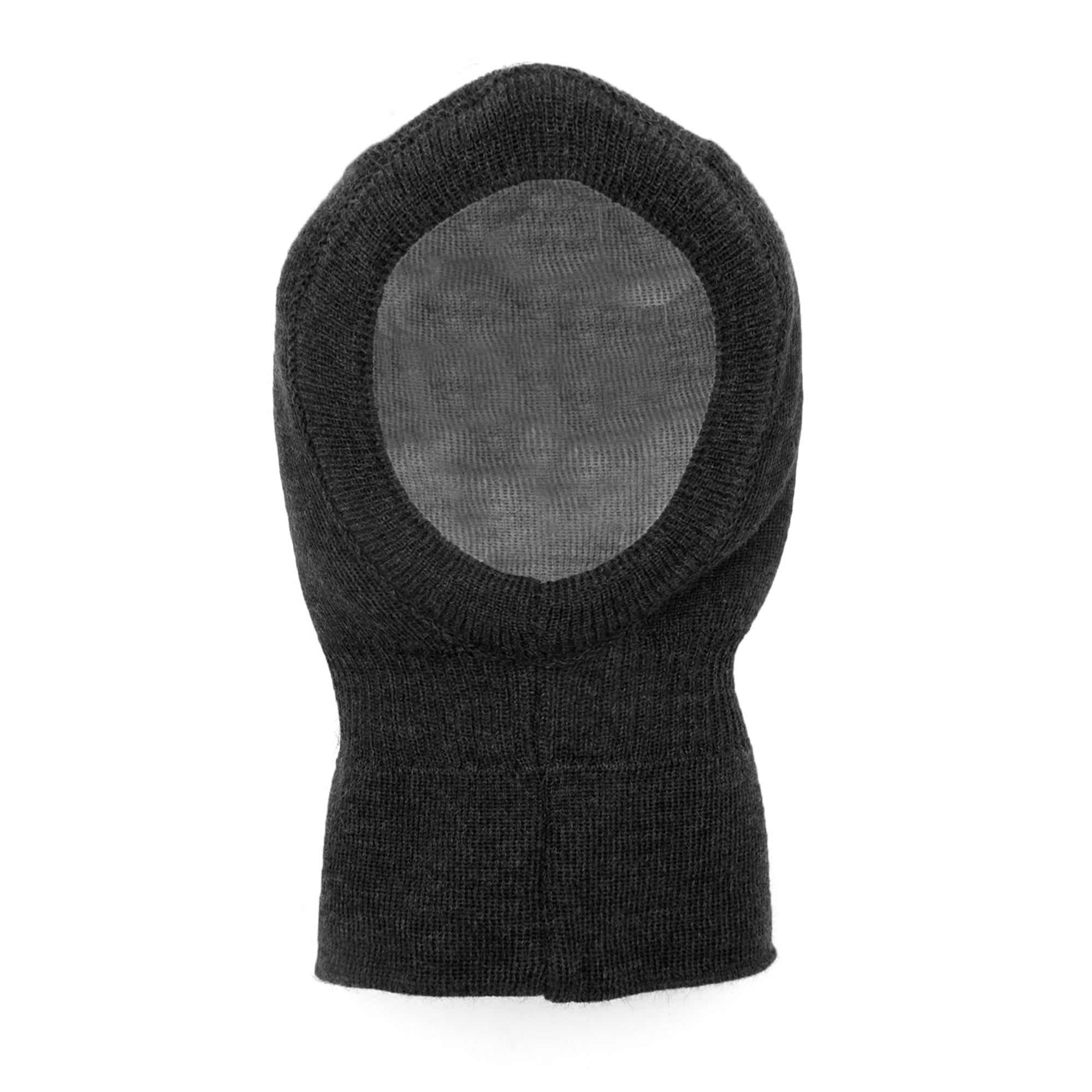 MAXIMO Jungen Schlupfmütze, grau, Gr. 53, mehrfarbig, Strick, Wolle, Mützen, Wolle, Wendemütze, doppelt gestrickt, verlängertes Halsteil