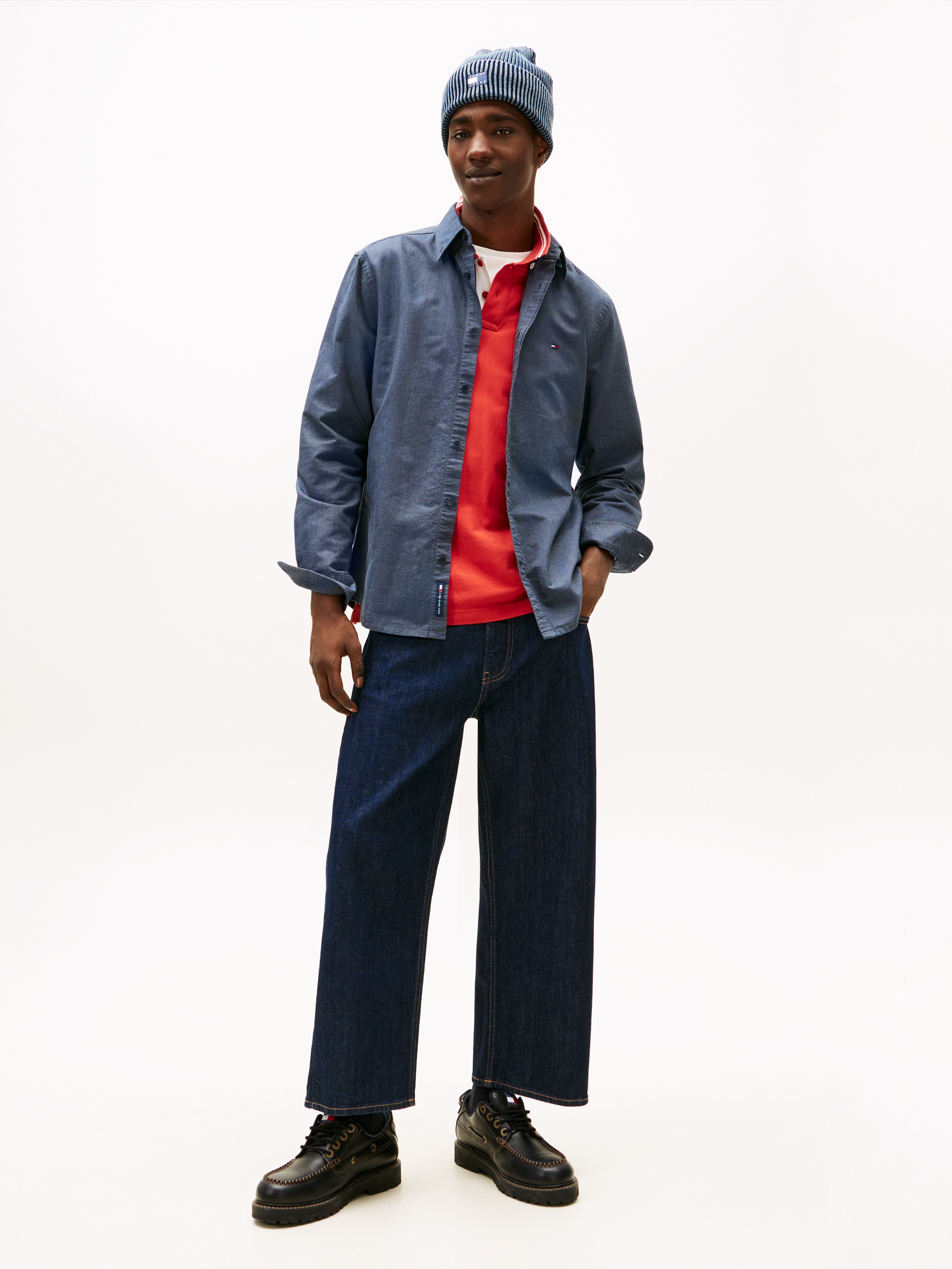 Thumbnail - Tommy Jeans Langarmhemd "TJM OXFORD" regular fit, Button-down-Kragen, basic