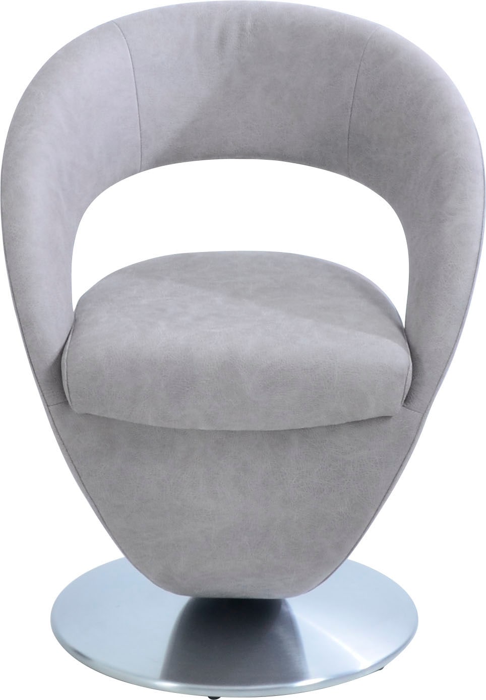 K+W Komfort & Wohnen Drehstuhl "Wave" () Design-Drehstuhl, Drehteller in Ed günstig online kaufen