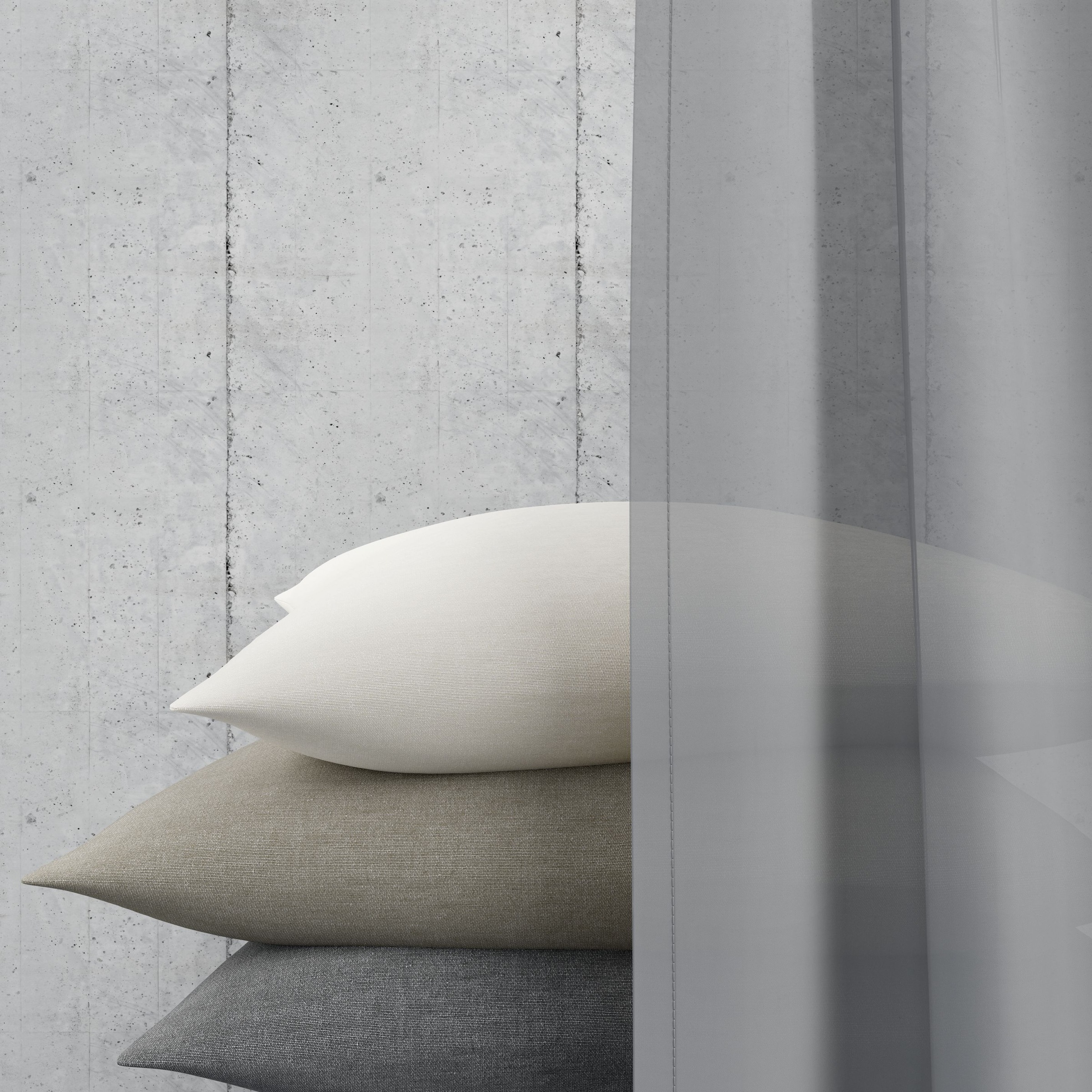 Thumbnail - Neutex for you Vorhang nach Maß "EVA" Ösen 1 Stk. tlg. Uni-Voile mit elegantem Glanz