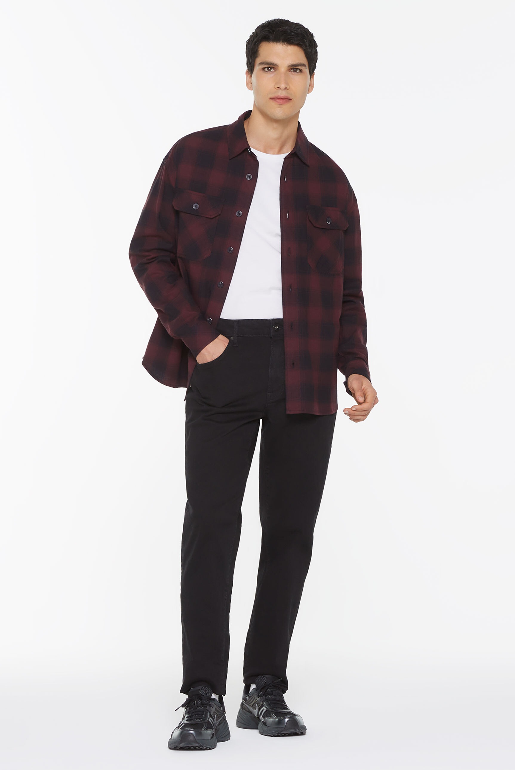 Harlem Soul Langarmhemd aus Baumwolle