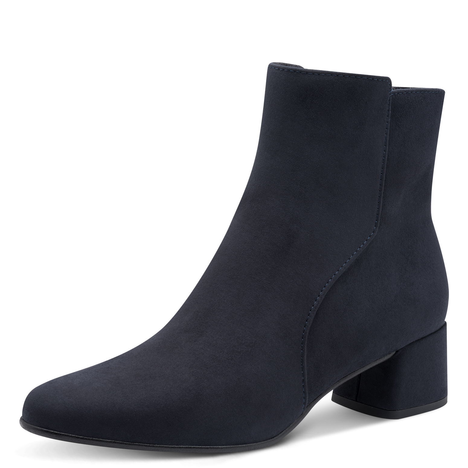 MARCO TOZZI Stiefelette, Blockabsatz, Businessschuh, Ankleboots mit Ziernäh günstig online kaufen