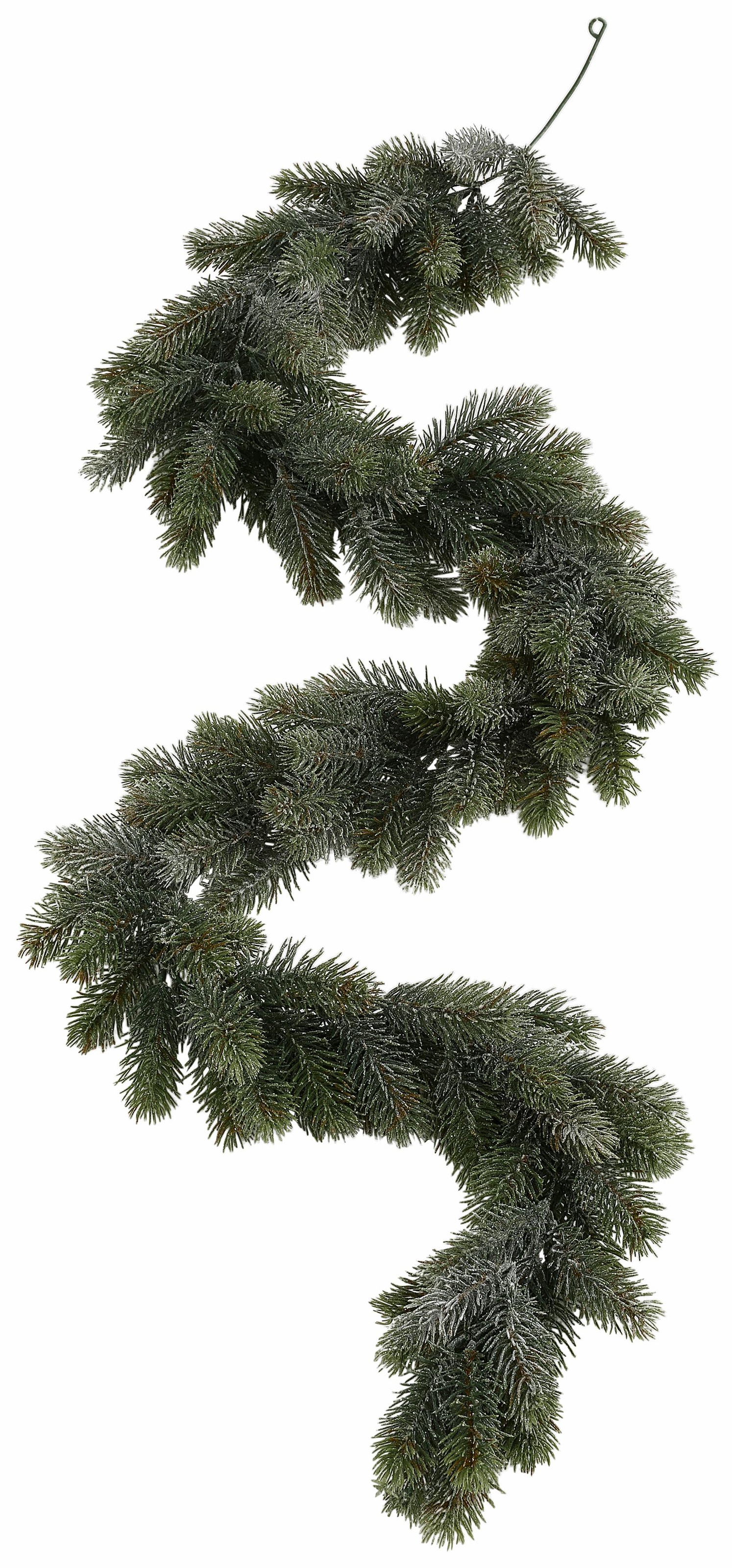 OTTO home Winterliche Kunstpflanze "Weihnachtsdeko, Weihnachtsgirlande" Girlande, leicht gefrostet, Länge 180 cm