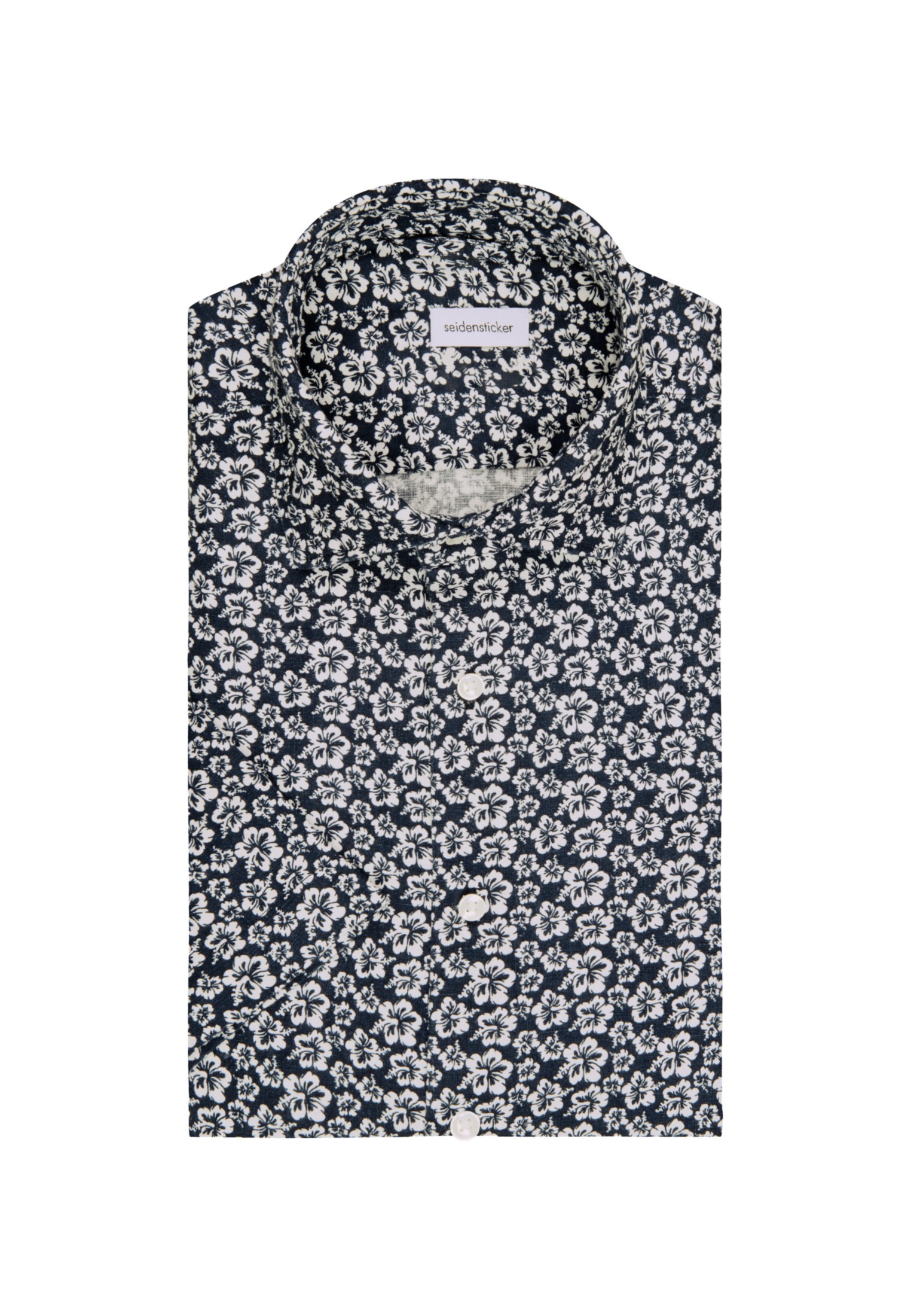 seidensticker Businesshemd »Regular«, Regular Kurzarm Kentkragen Floral