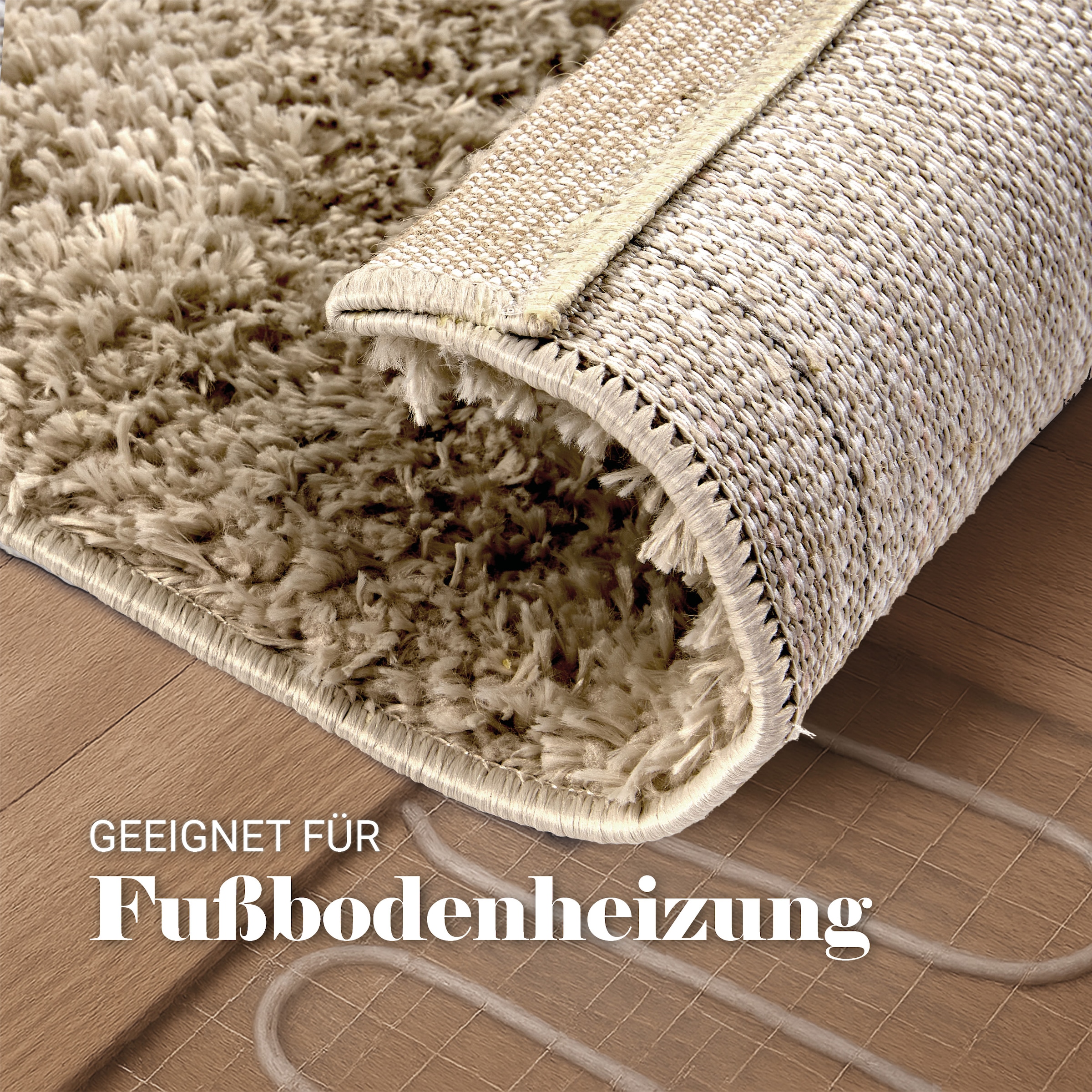 ASTRA Hochflor-Teppich »Paulie 251«, rechteckig, 25 mm Höhe, Langflor, Shaggy, Wohnzimmer, Schlafzimmer