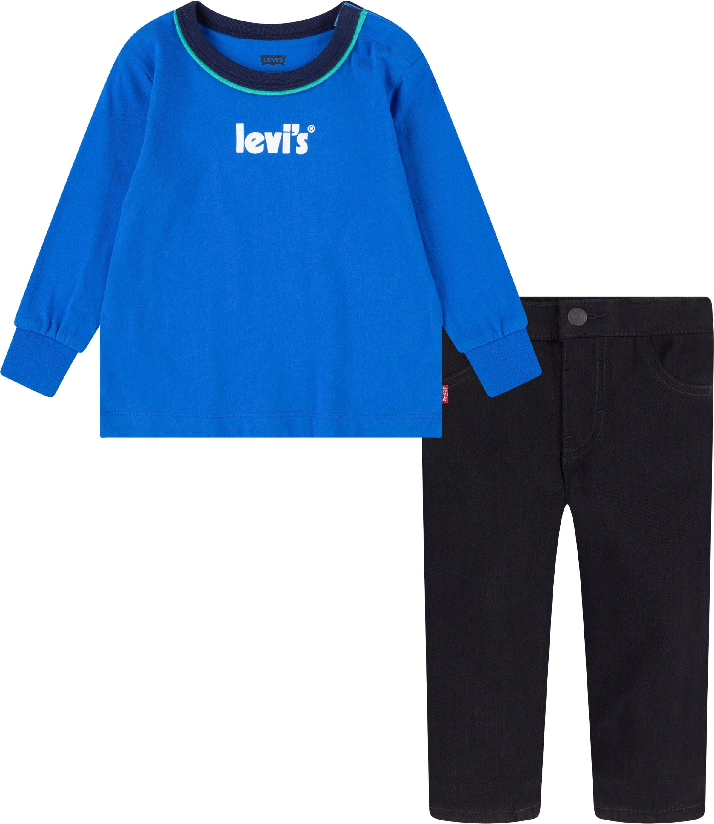Levi\'s® Kids Shirt & Hose »POSTER LOGO RINGER & DENIM«, (Set, 2 tlg.), for  Baby BOYS bestellen | BAUR