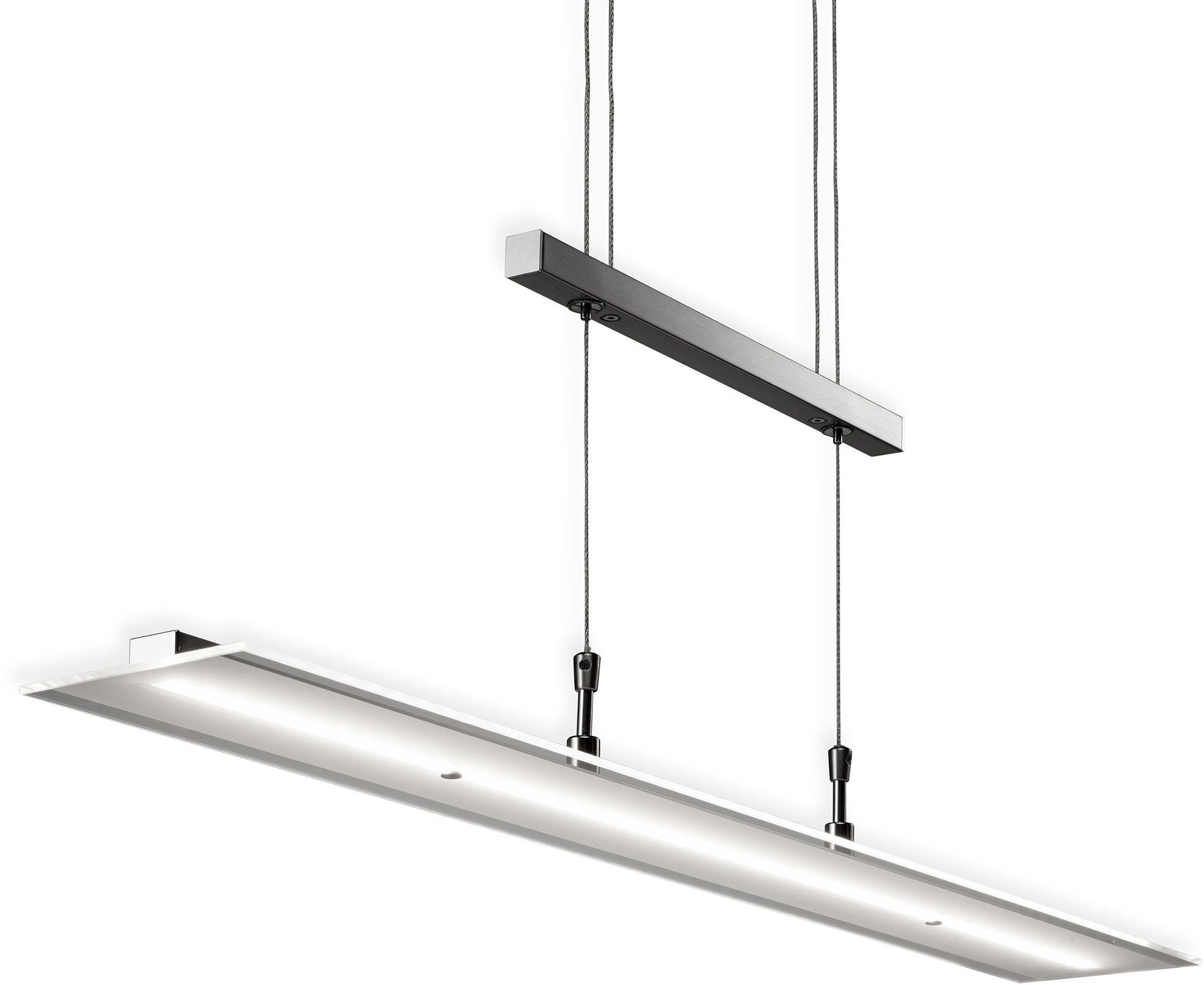 B.K.Licht LED Pendelleuchte, 4 flammig-flammig, Hängeleuchte, LED, dimmbar, inkl. 20W 1600lm 3000K, höhenverstellbar