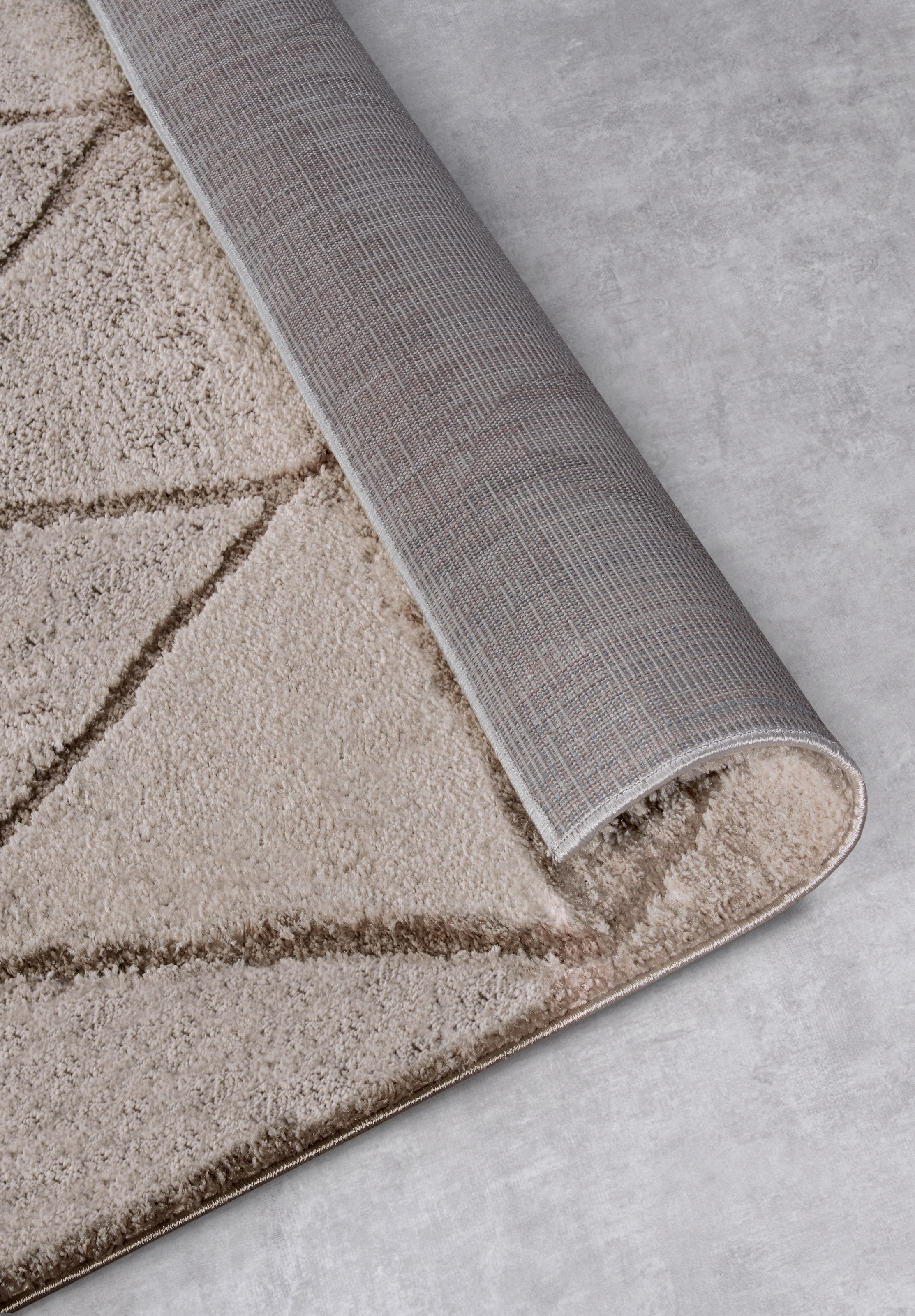 ELLE DECORATION Designteppich »Perrotin«, rechteckig, 18 mm Höhe, Läufer, Shaggy, flauschig, weich, Langflor, modern, Hoch Tief Effekt