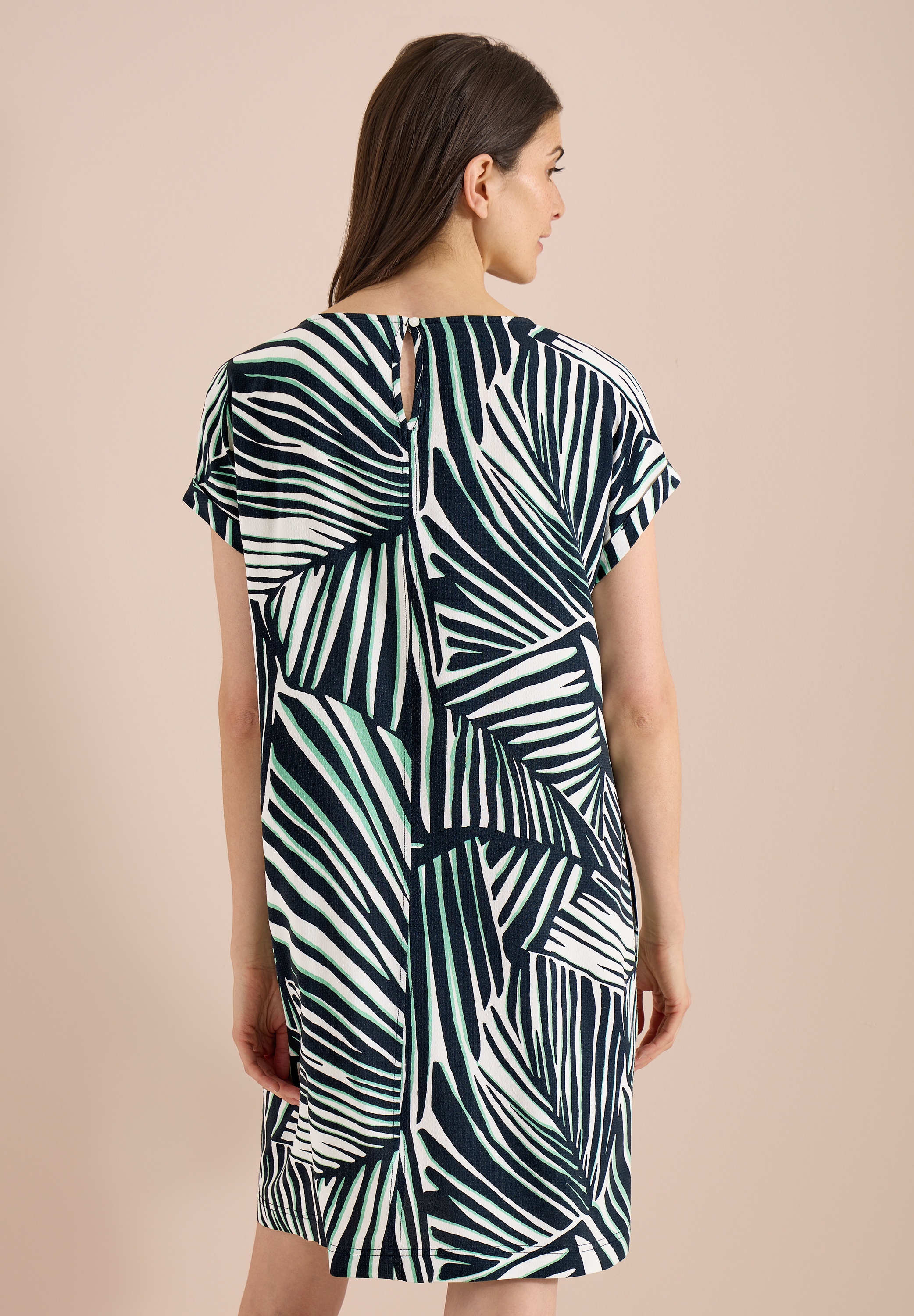 Cecil Shirtkleid Ohne Taschen aus Viskose
