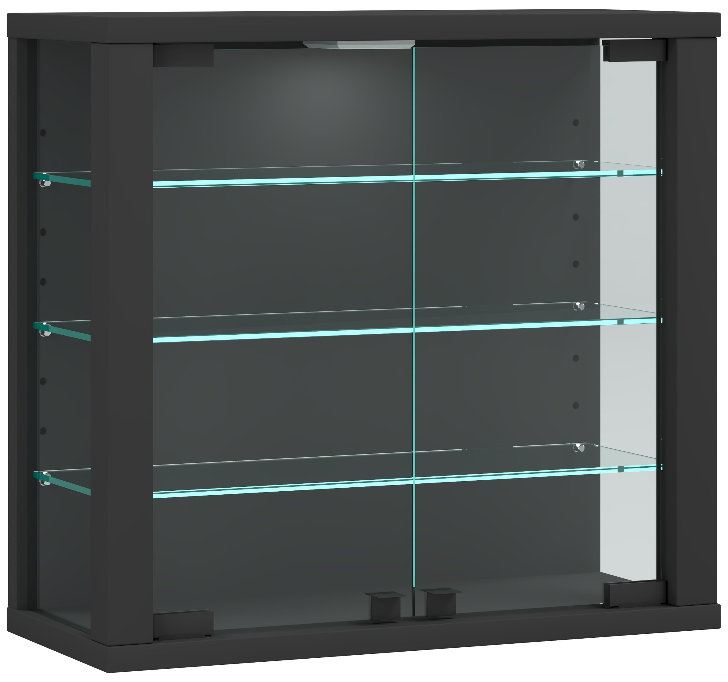 VCM Wandregal, Wandvitrine »Vitrosa S« mit ESG-Sicherheitsglas, Maße: H. 40 x B. 43 x T. 18 cm