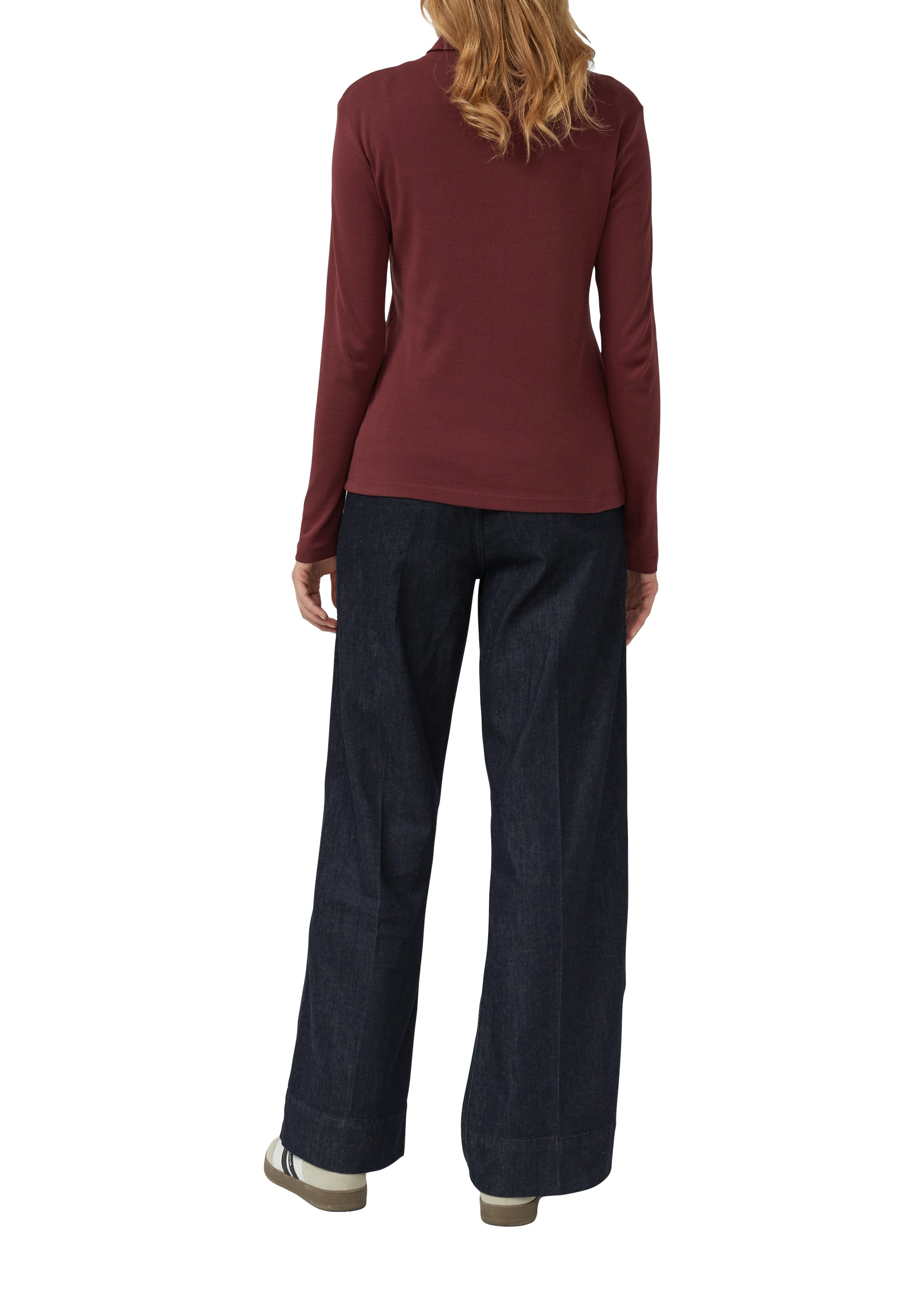 s.Oliver Rollkragenshirt, im Slim Fit, Langarm