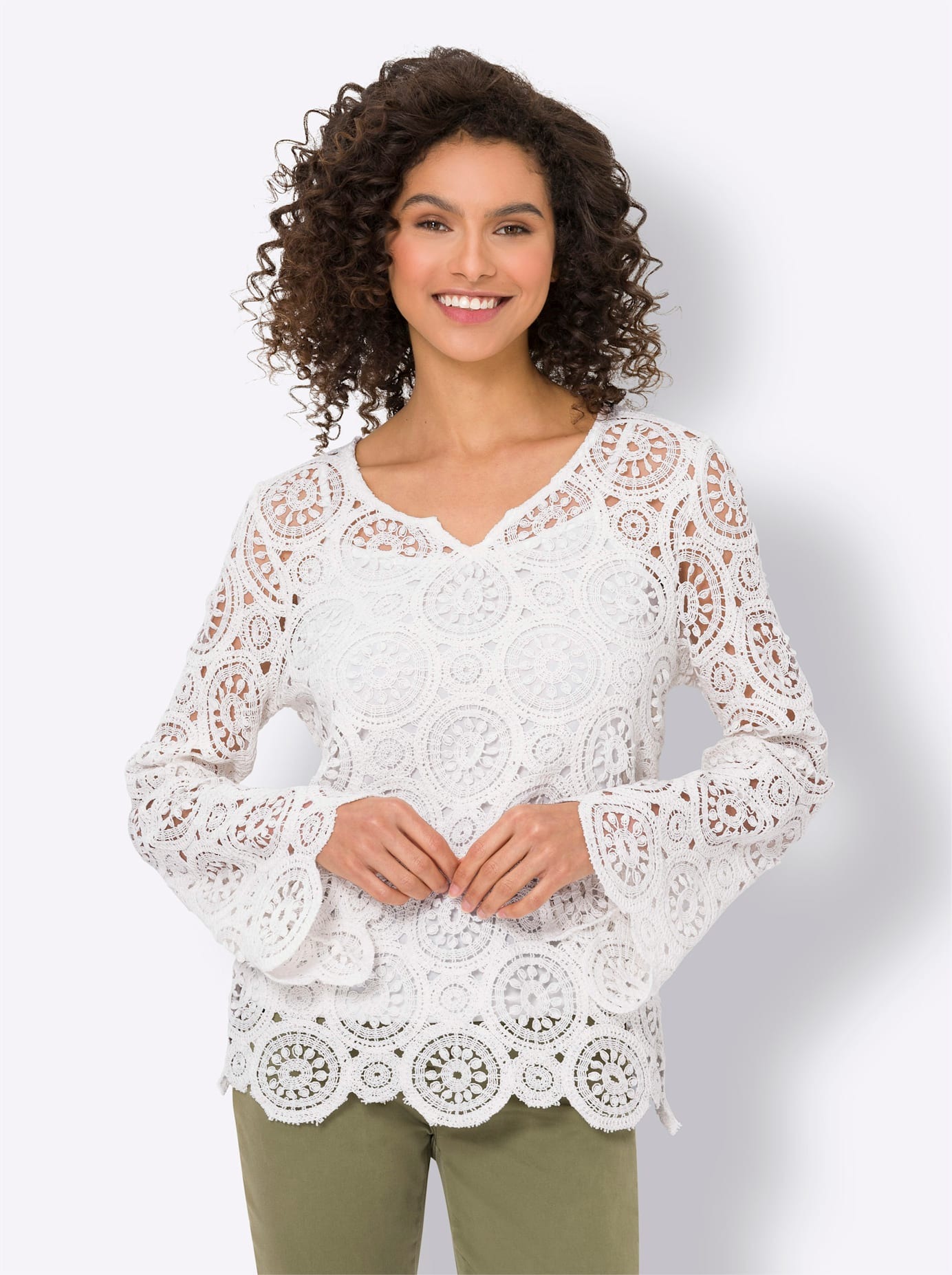 heine Spitzenshirt "Shirt" 1 Stk. tlg. günstig online kaufen