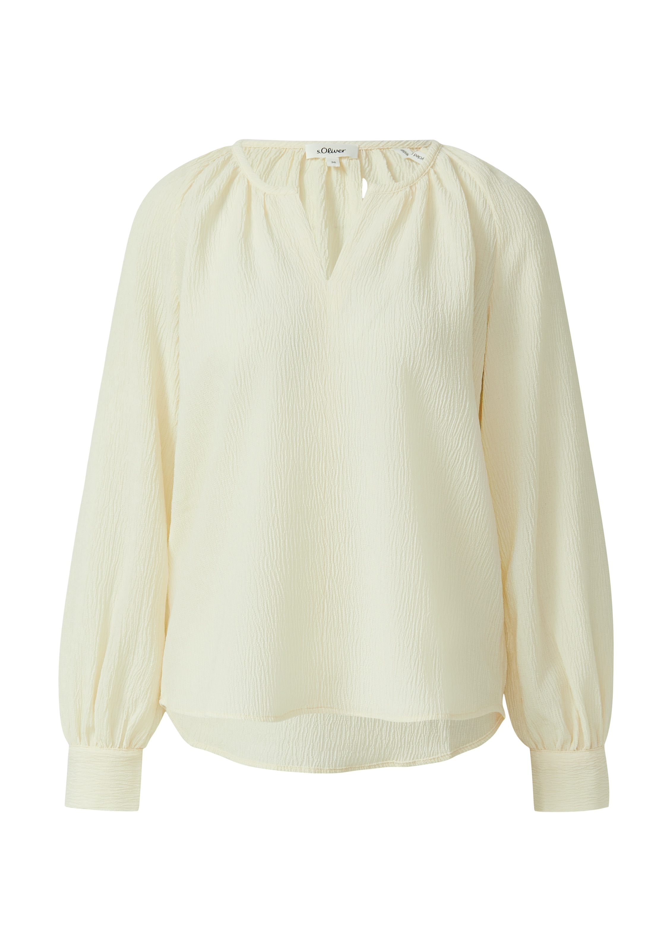 s.Oliver Langarmbluse mit Manschetten