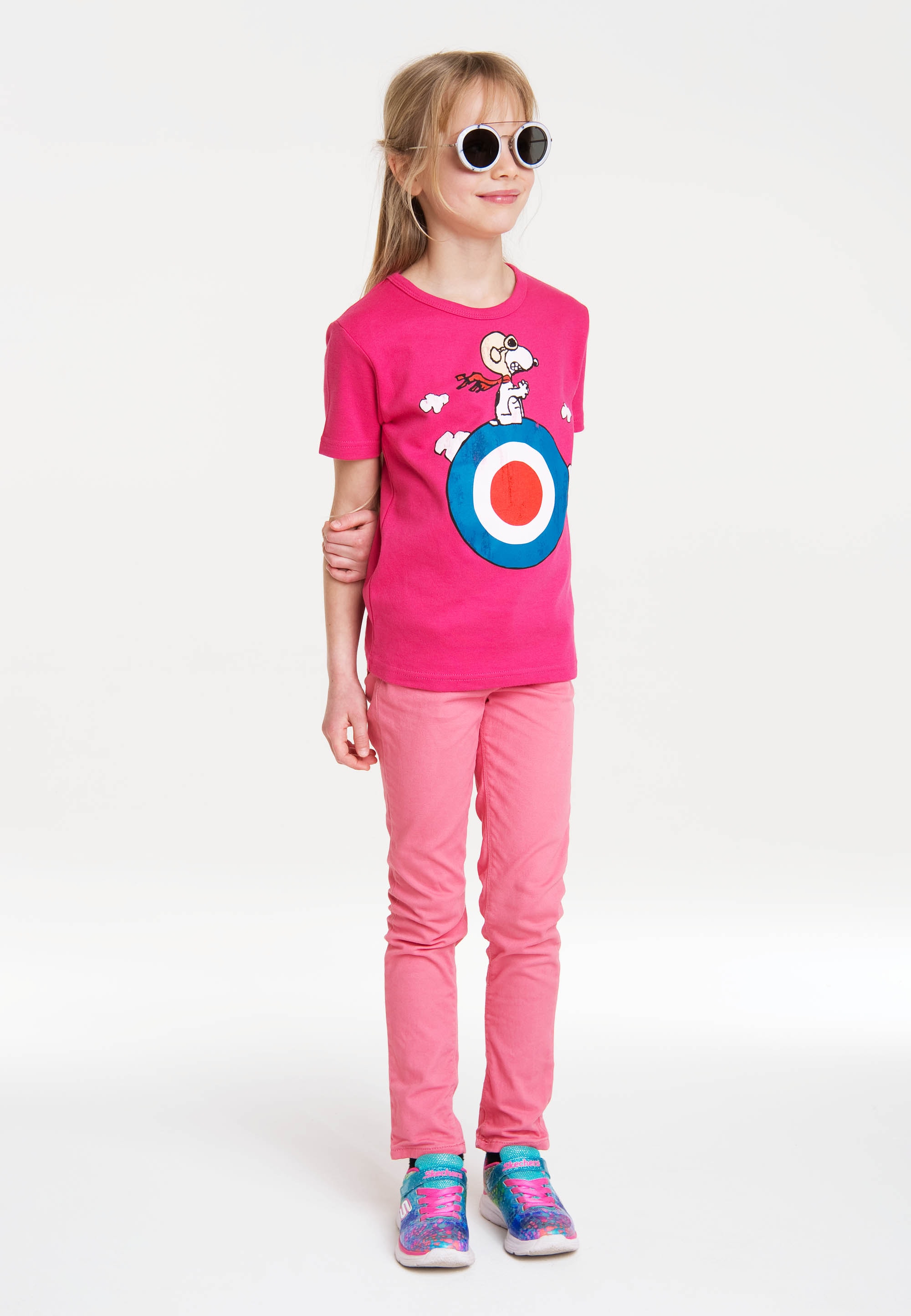 LOGOSHIRT T-Shirt »Snoopy - Target«, mit lizenziertem Originaldesign