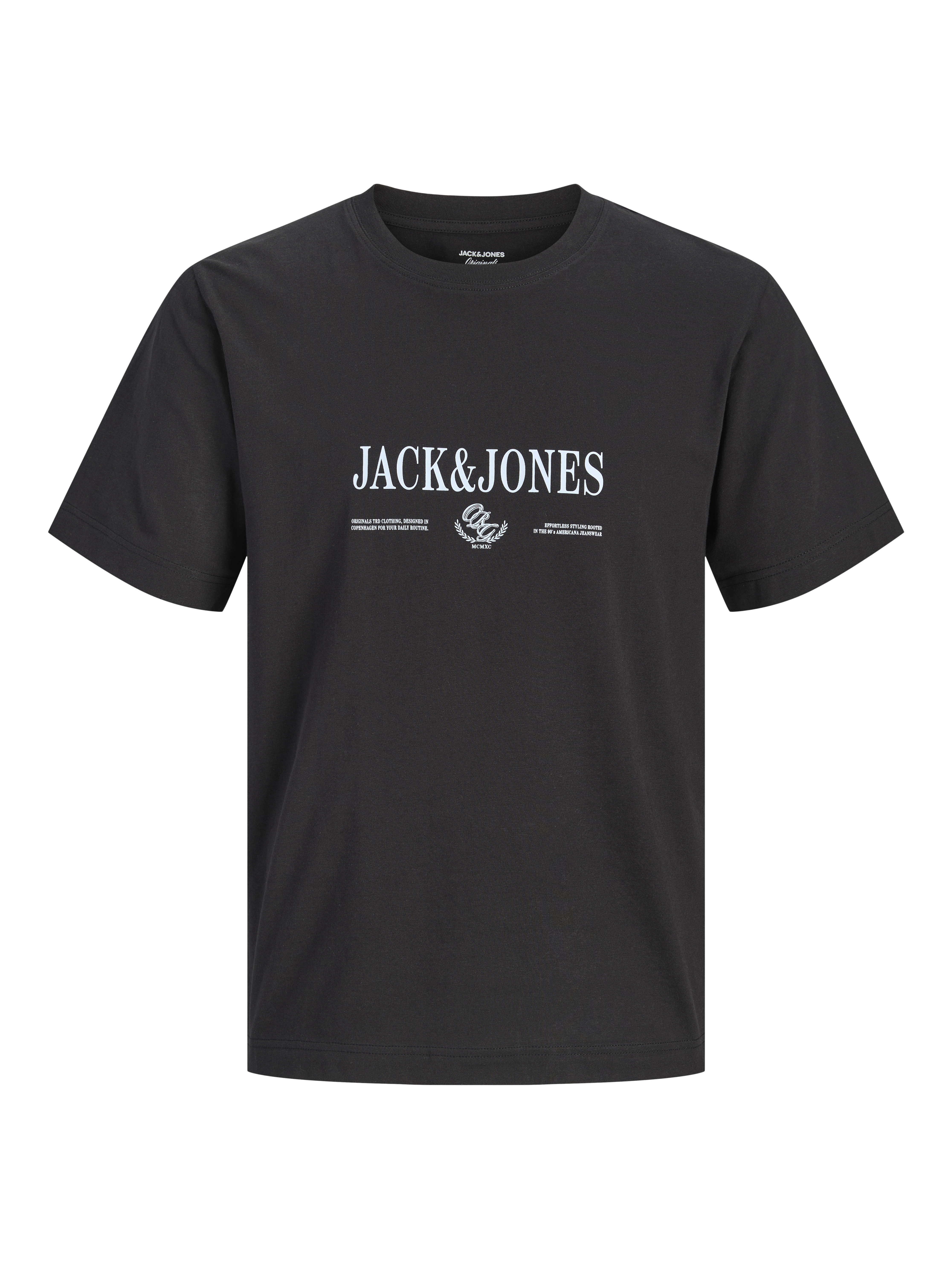 Jack & Jones T-Shirt "JORFREDERIKSBERG BRANDING TEE SS CN FST" Baumwolle, regular fit