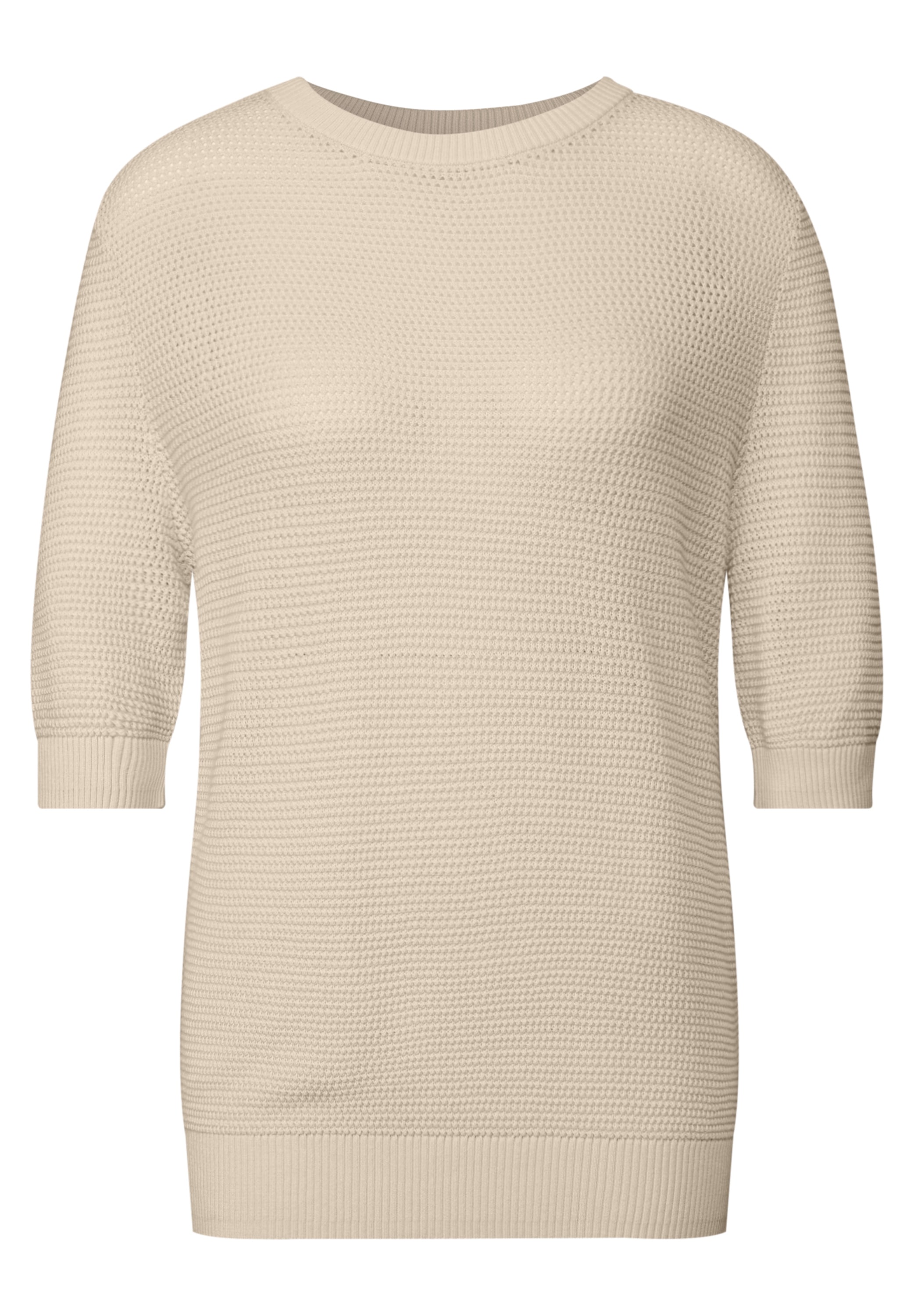 STREET ONE Kurzarmpullover, Feel Good Fit