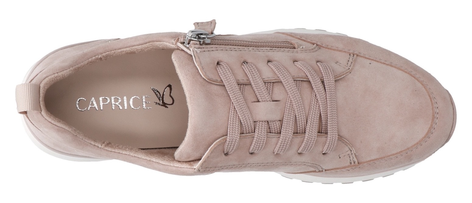 Caprice Keilsneaker, Freizeitschuh, Halbschuh, Schnürschuh in Komfortweite G (= weit)