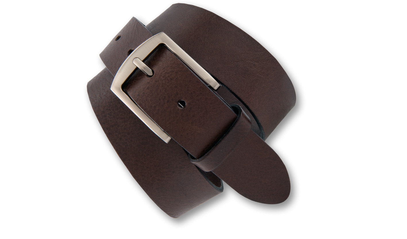 BERND GÖTZ Ledergürtel "Ledergürtel mit solider silberner Dornschließe" günstig online kaufen