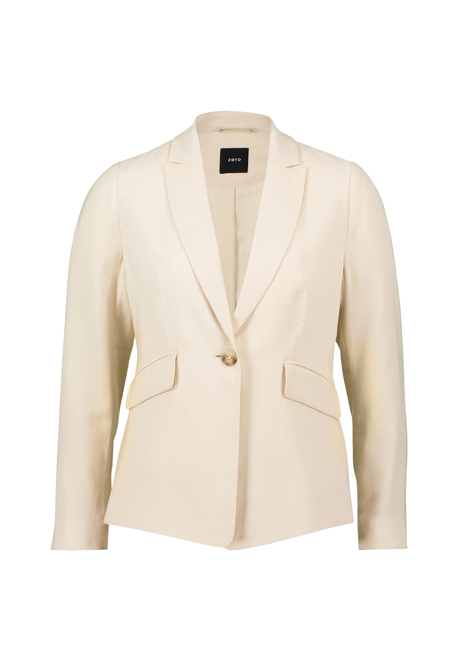 Zero Kurzblazer »zero Blazer mit Klappentaschen«, Knopfleiste