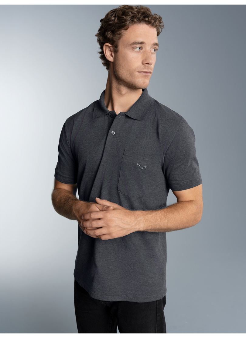 Trigema Poloshirt "TRIGEMA Polohemd mit Brusttasche"