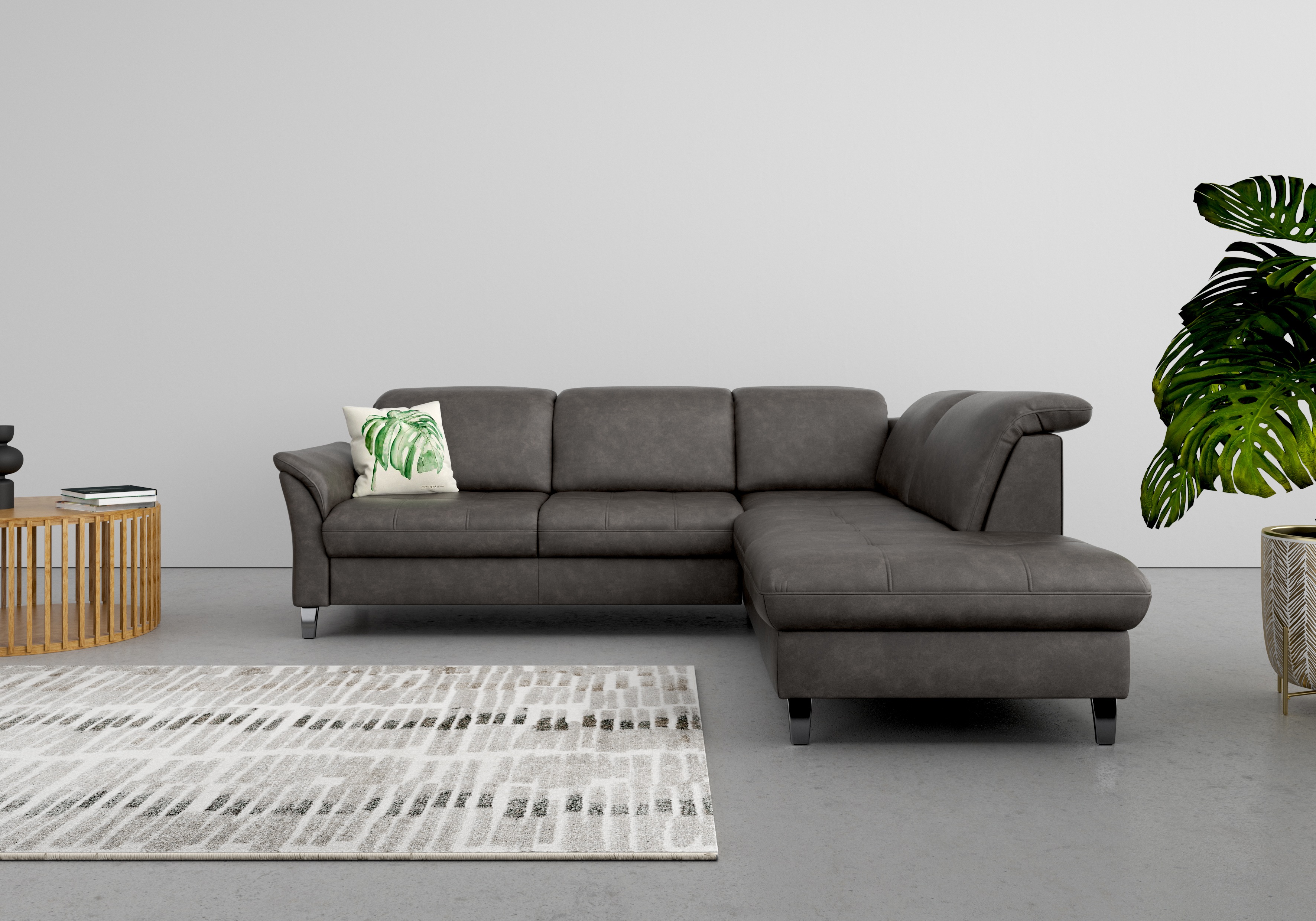 Thumbnail - sit&more Ecksofa "Maggiore L-Form", wahlweise mit Kopfteilverstellung, Bettfunktion und Stauraum