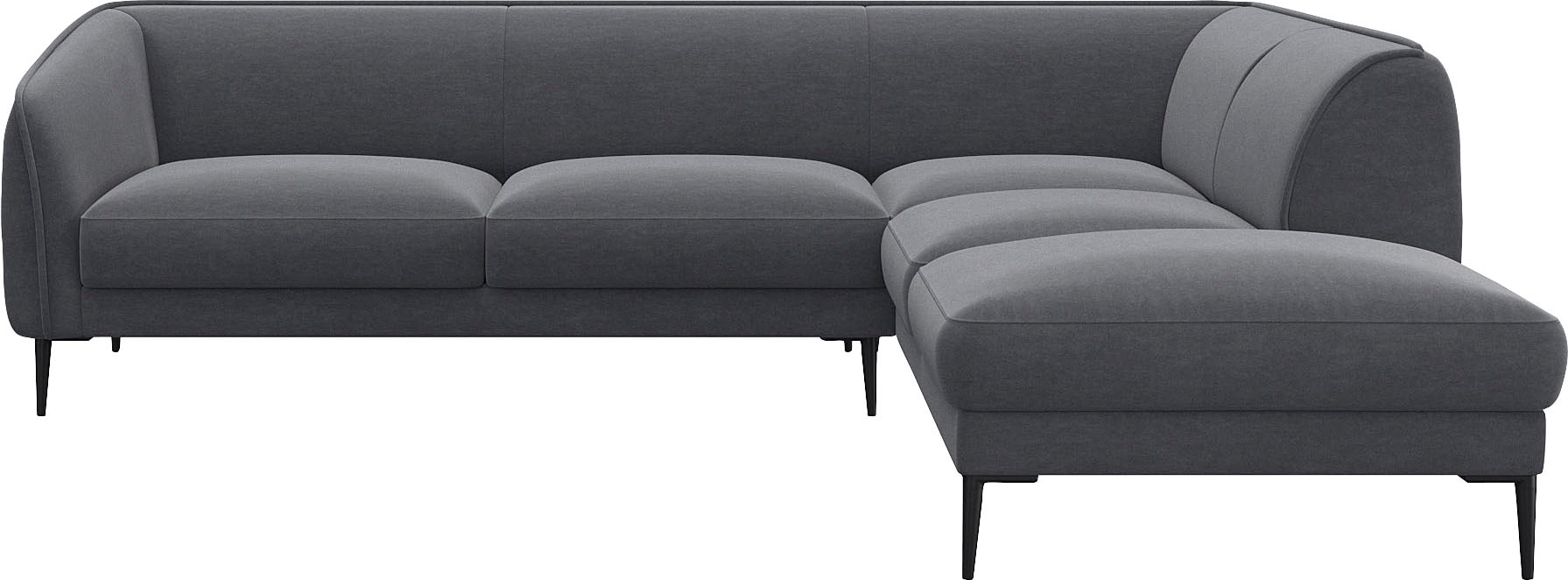 FLEXLUX Ecksofa "Belle Designsofa, L-Form, B/T 268/209 cm", Skandinavisches günstig online kaufen