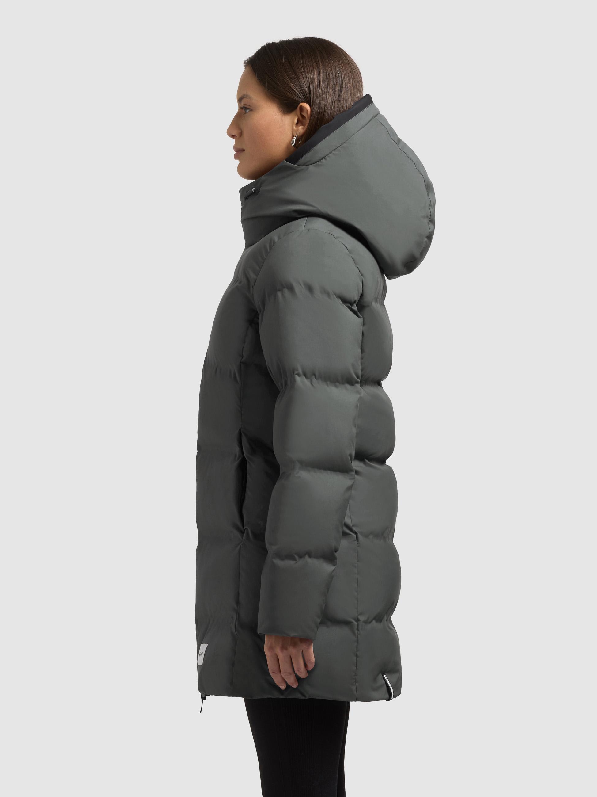 khujo Kurzmantel »Tanare4« Warmer Damen Puffermantel mit Kapuze