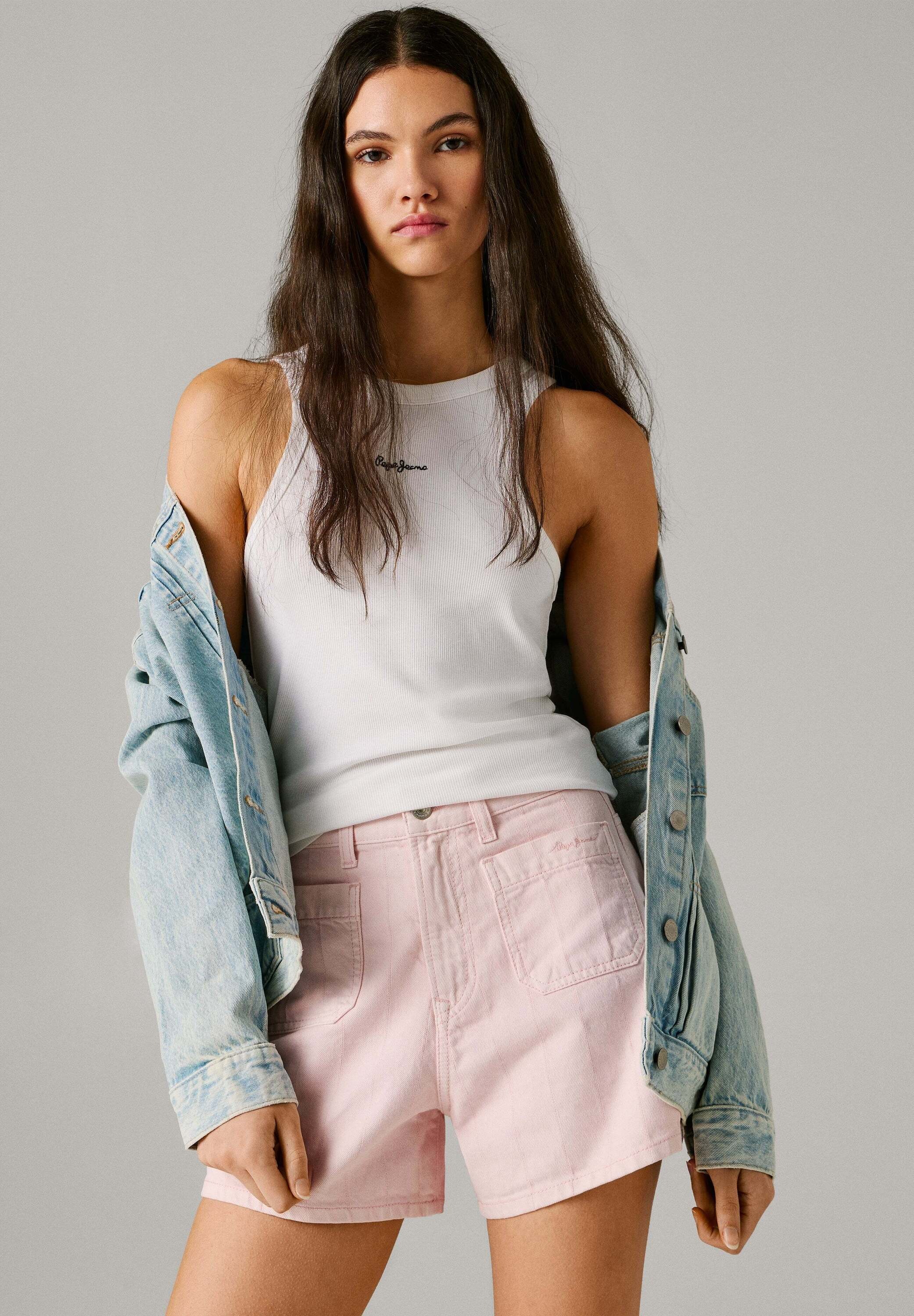 Pepe Jeans Shorts »denim shorts A-LINE SHORT HW RACHEL«