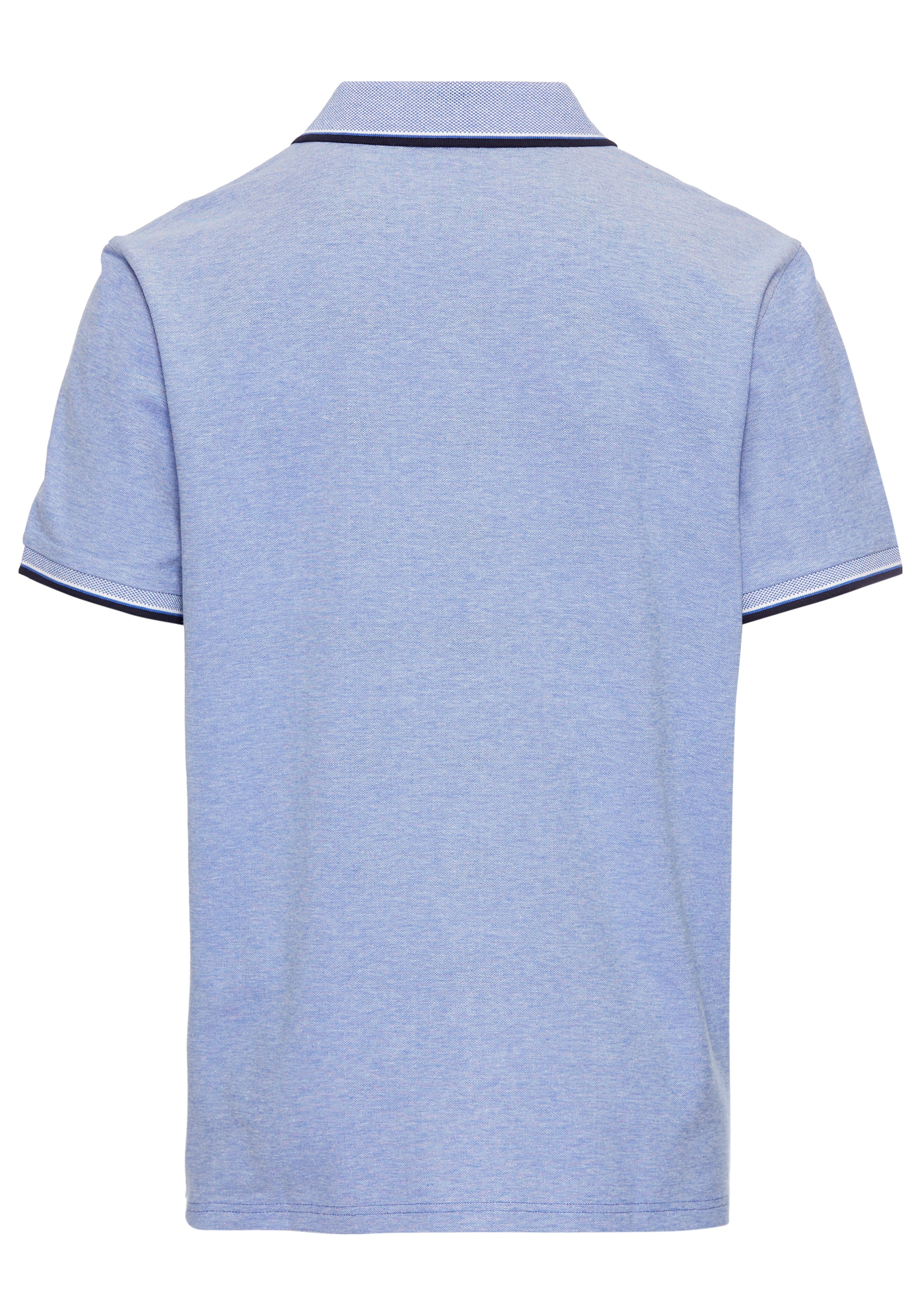 H.I.S Poloshirt, mit sportlichen Kontraststreifen & Logo-Stickerei