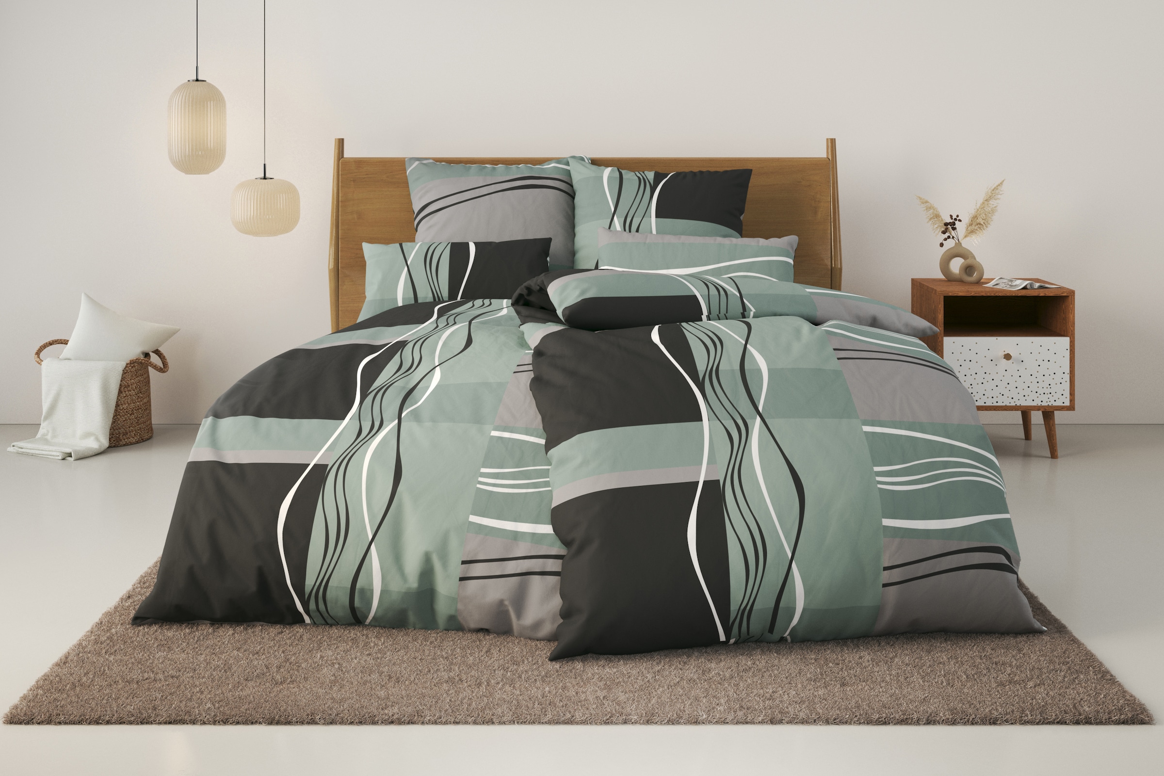 OTTO home Bettwäsche "Kelian" 2 Stk. tlg. in verschiedenen Qualitäten, gemu günstig online kaufen