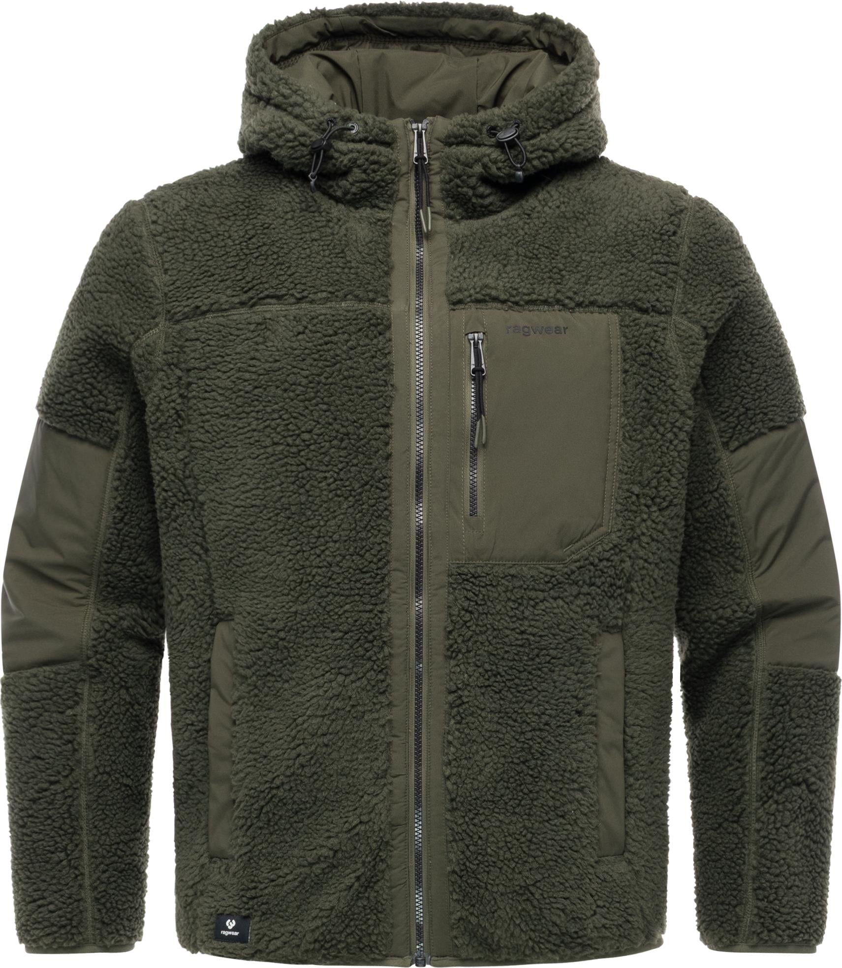 Ragwear Plüschjacke "Chille" mit Kapuze Flauschige Übergangsjacke aus Teddy günstig online kaufen