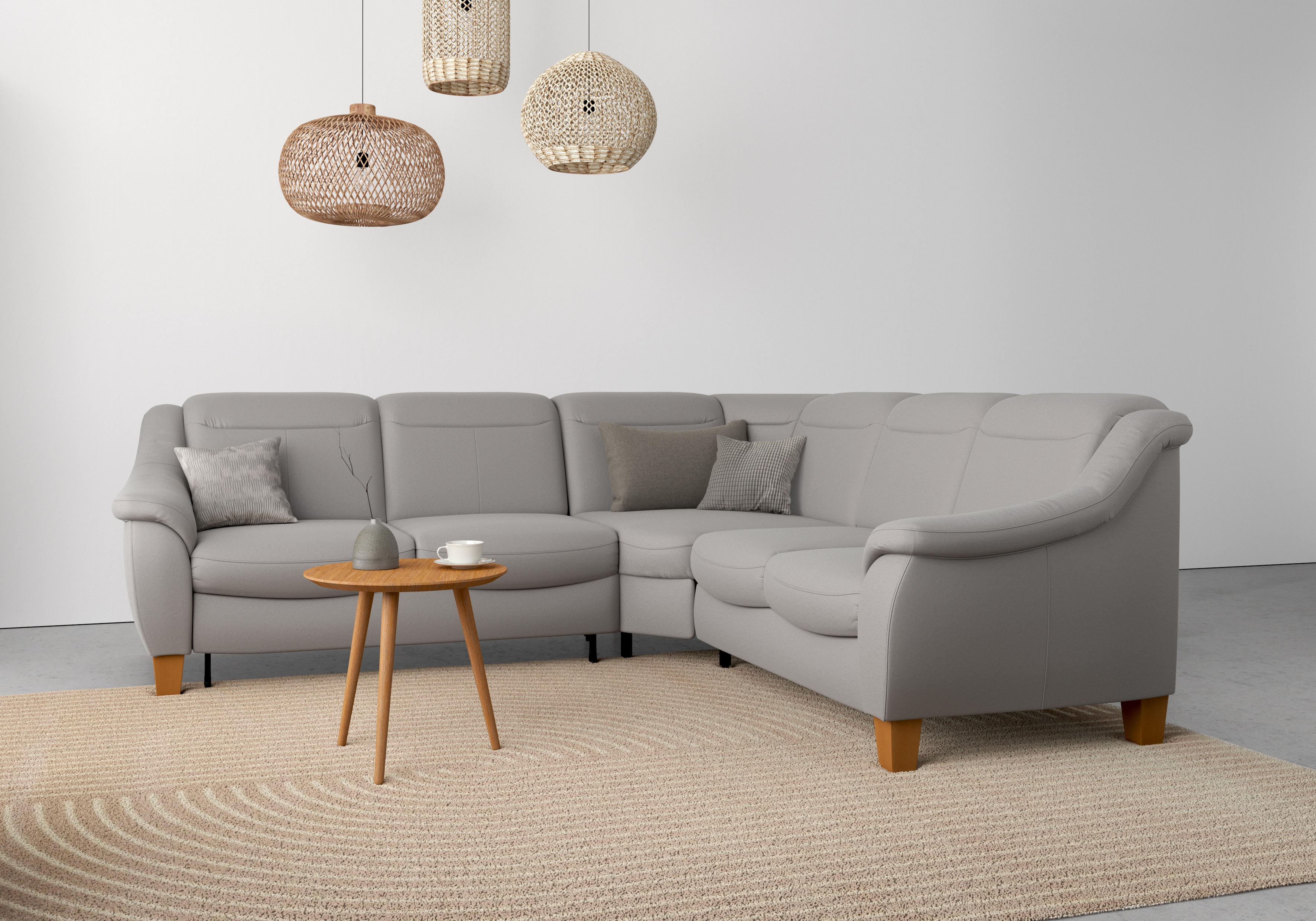 OTTO home Ecksofa "Caldera L-Form" Federkern, optional Kopfteilverstellung, Schlaffunktion & Bettkasten