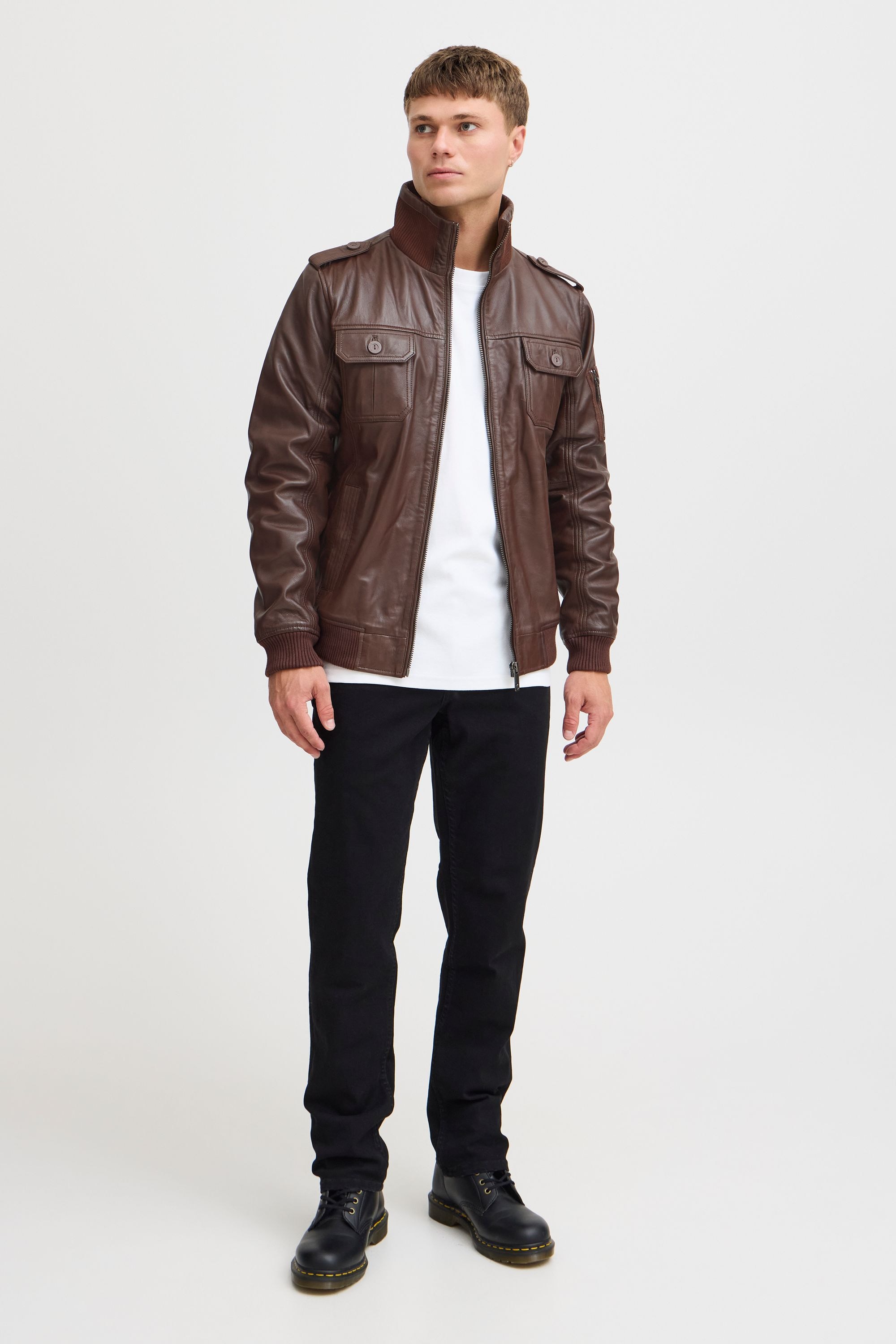 !Solid Lederjacke »Lederjacke SDFamash«