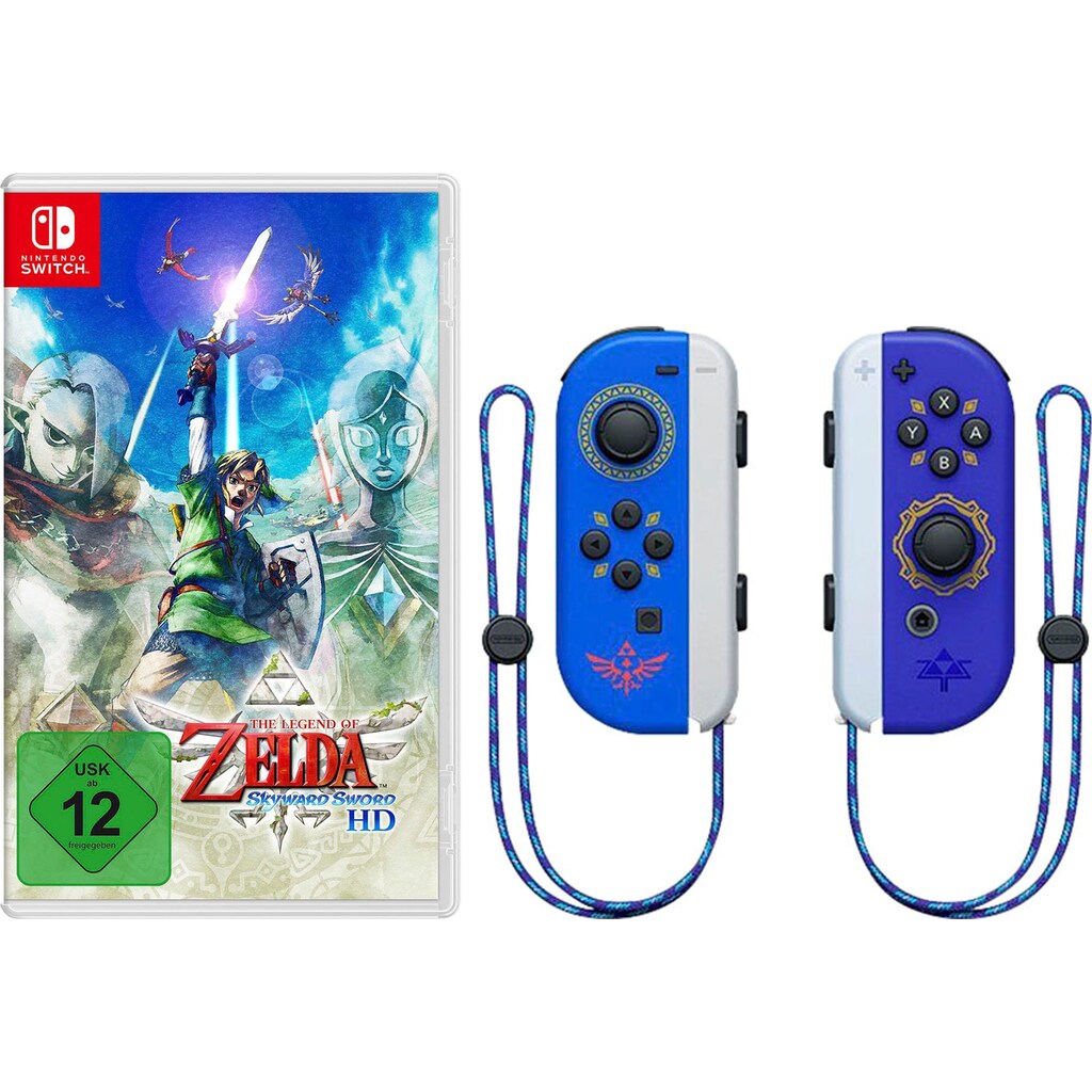 Nintendo Switch Wireless-Controller »Joy-Con 2er-Set - Zelda Edition«, inkl. The Legend of Zelda: Skyward Sword