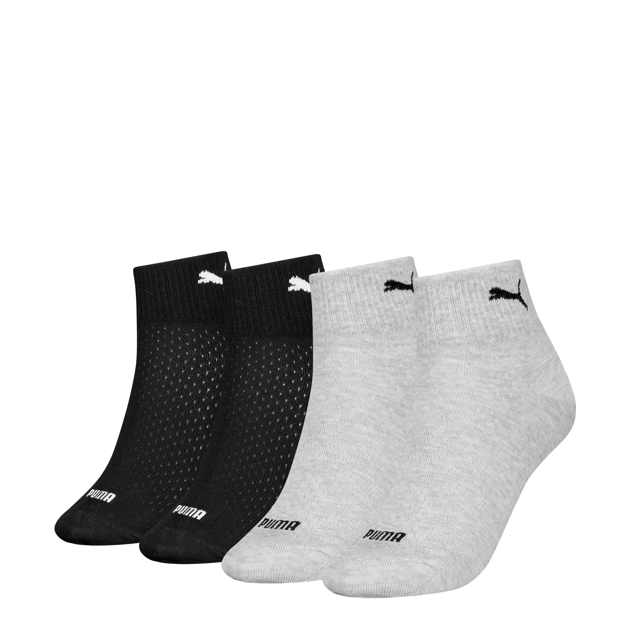 Puma Kurzsocken "Puma Women Quarter 4P" Mit Atmungsaktivem Materialmix