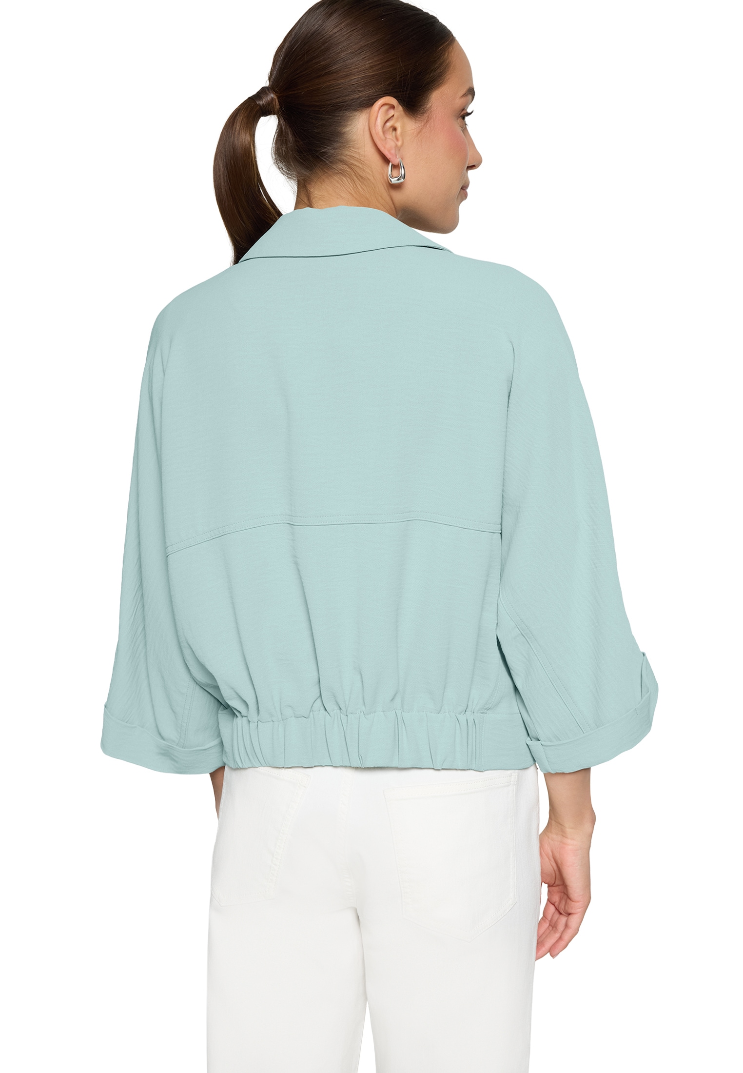 Zero Jackenblazer »Damen mit 3/4 Arm« Aufschlag / Krempel