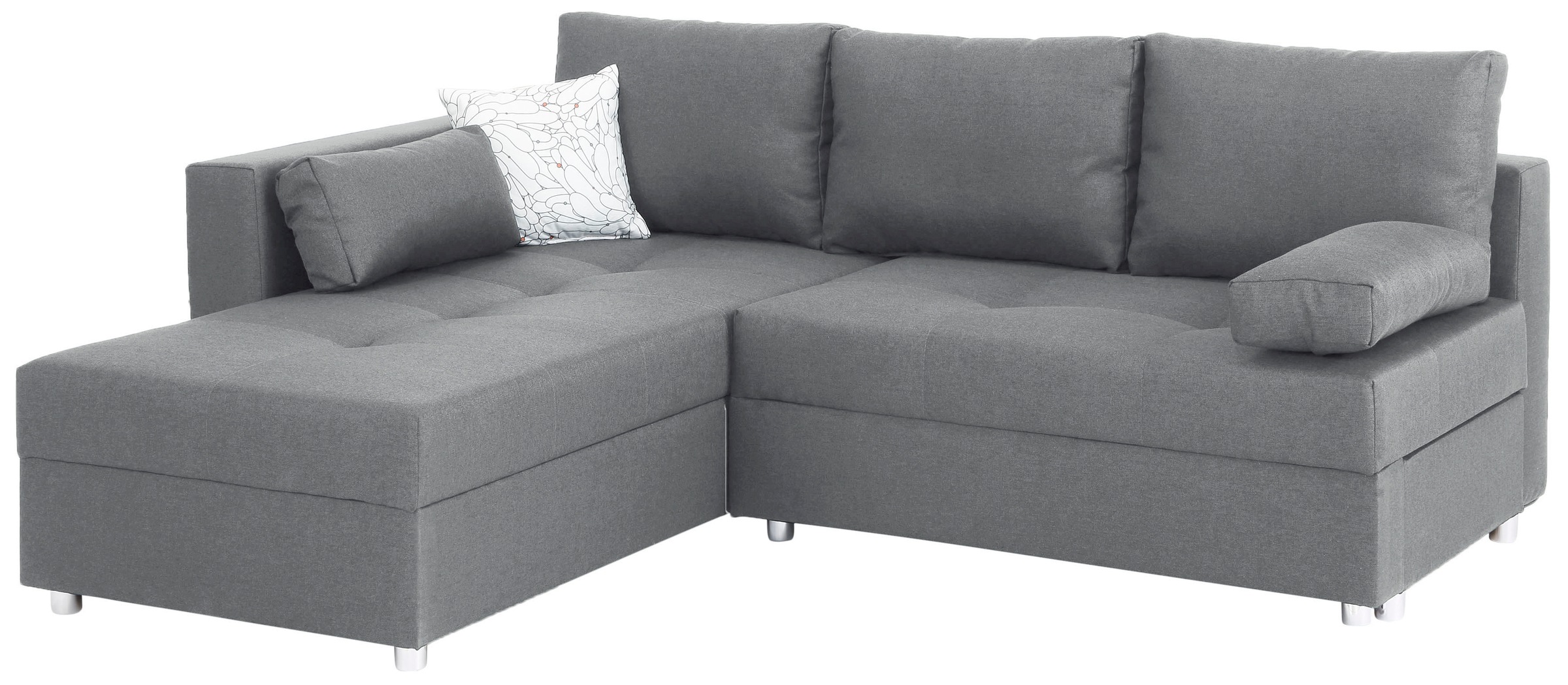 Thumbnail - Home affaire Ecksofa "Italia L-Form" mit Bettfunktion und Bettkasten, Federkern-Polsterung