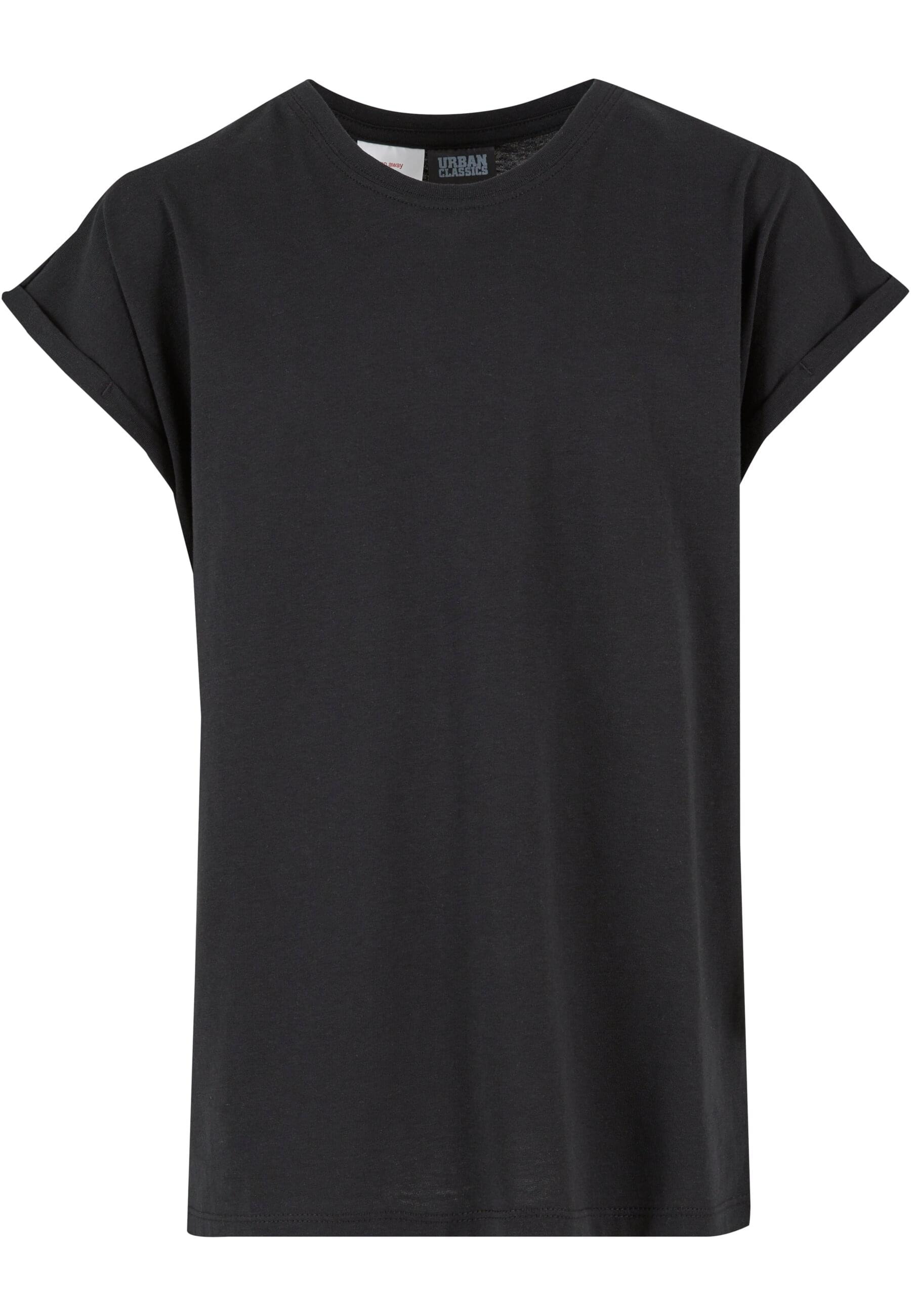 URBAN CLASSICS T-Shirt »Urban Classics Damen Girls Extended Shoulder Tee 2-Pack«, (1 tlg.)