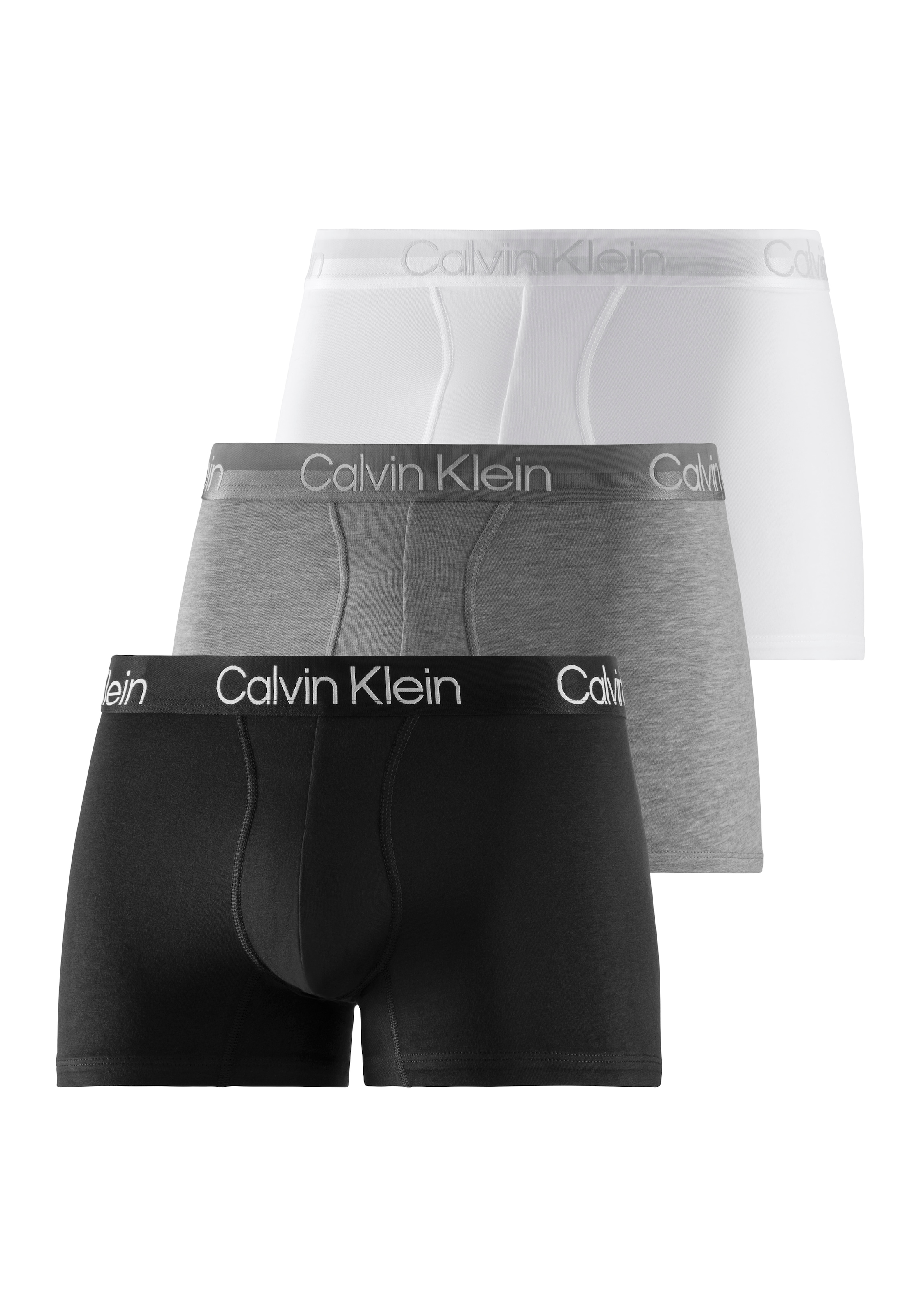 Calvin Klein Underwear Trunk, (Packung, 3 St.), mit Logoschriftzug auf dem Bund