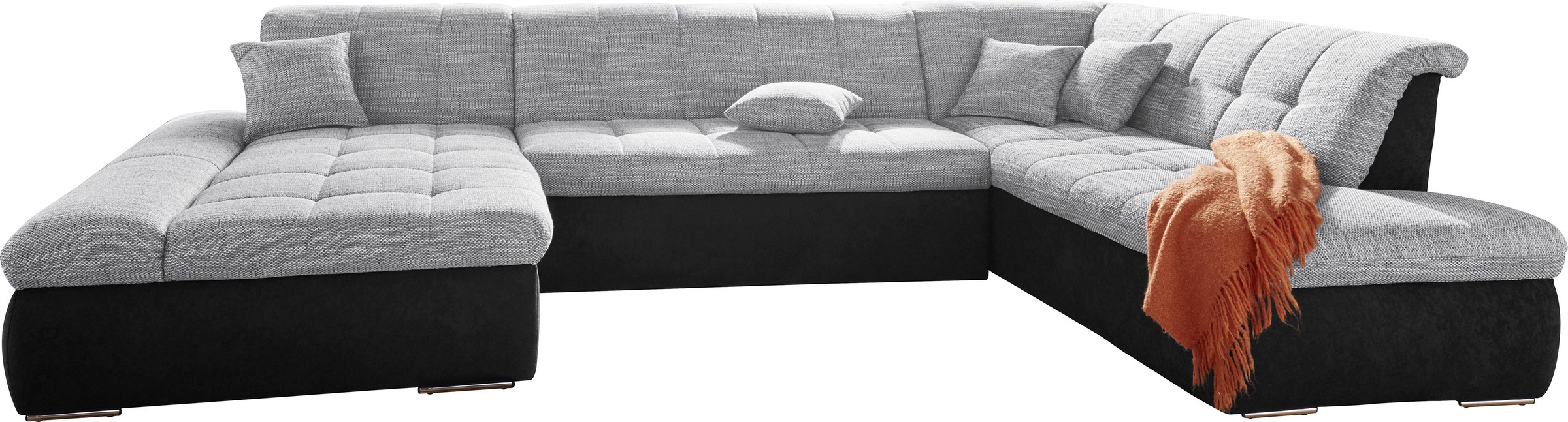 DOMO collection Wohnlandschaft "PB Moric wahlweise mit Bettfunktion und Arm günstig online kaufen