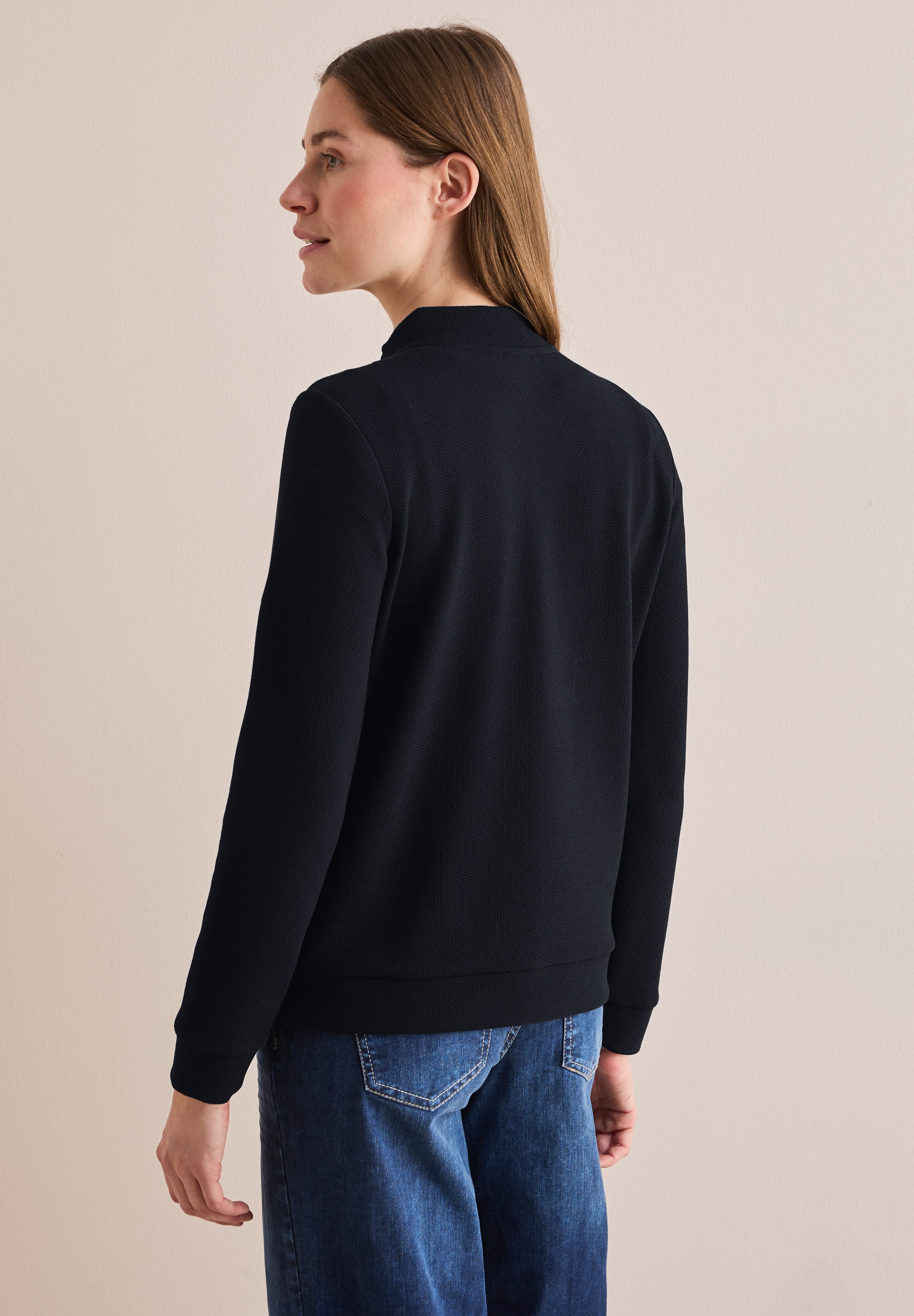 Cecil Cardigan, aus elastischem Materialmix