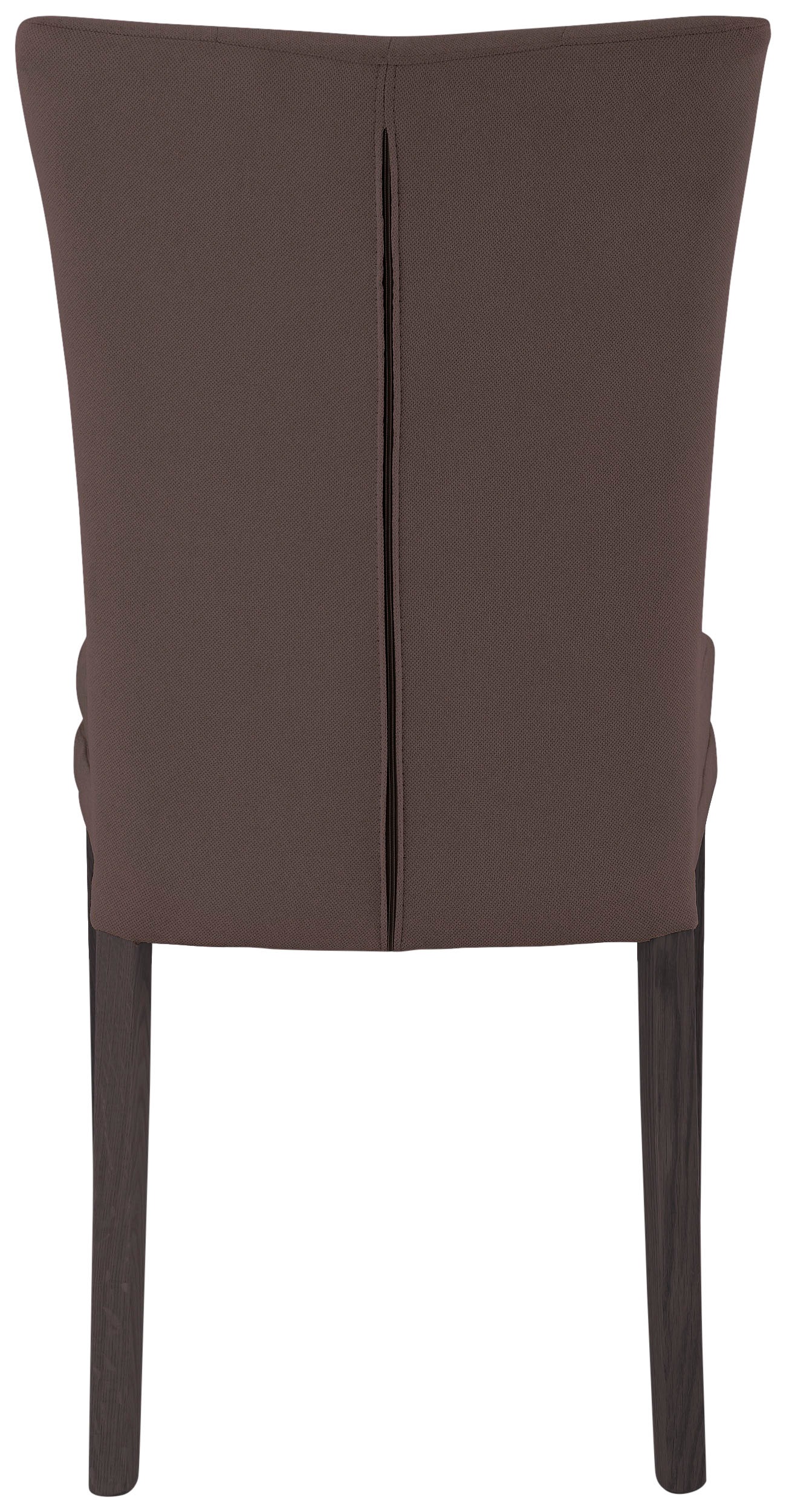 Home affaire 4-Fußstuhl »Colorado«, (Set), 6 St., Luxus-Microfaser, Beine aus Buche, wengefarben lackiert, Im 2er, 4er oder 6er-Set
