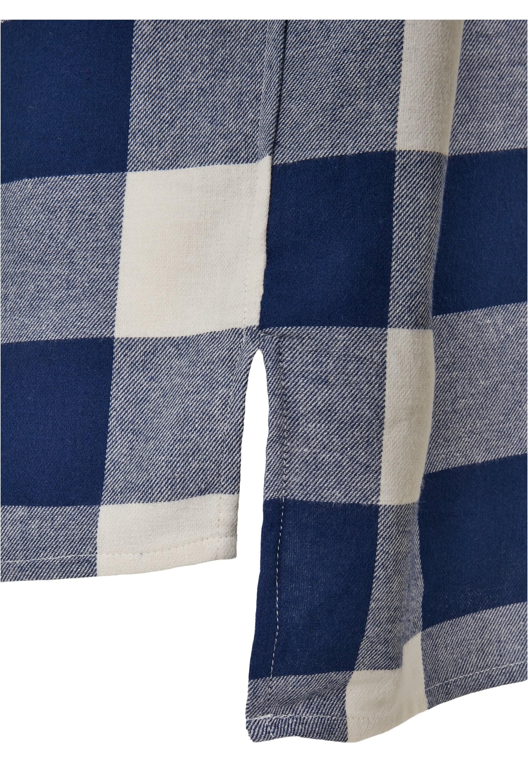 URBAN CLASSICS Langarmhemd »Urban Classics Herren Long Oversized Checked Shirt«, (1 tlg.)
