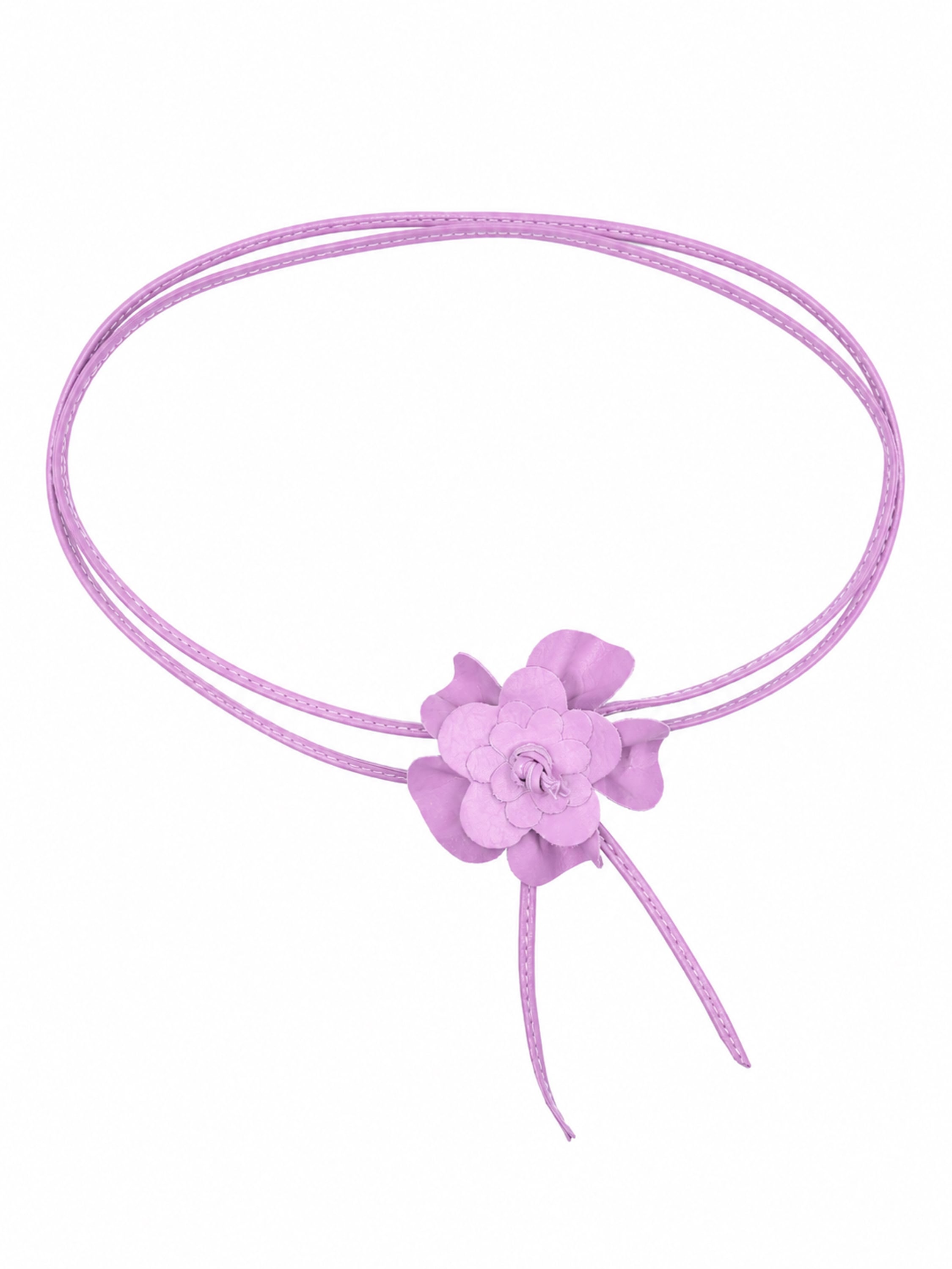 COLLEZIONE ALESSANDRO "Blüte" Lederband mit echt Leder Blüte