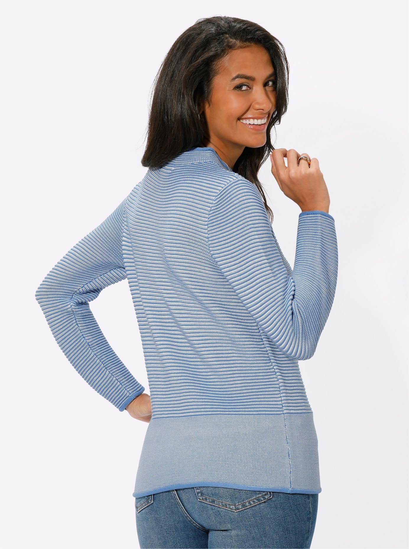 Casual Looks Stehkragenpullover »Pullover«