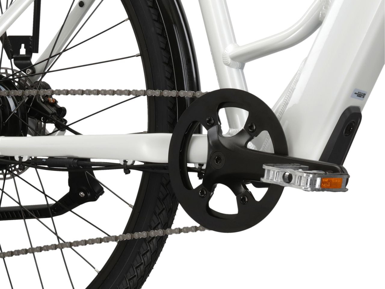 Kross E-Bike »KROSS E-Trekkingrad Trans Hybrid LS 1.0 28 Zoll weiß«, 8 Gang, microSHIFT, ACOLYTE M5185M, Heckmotor 250 W