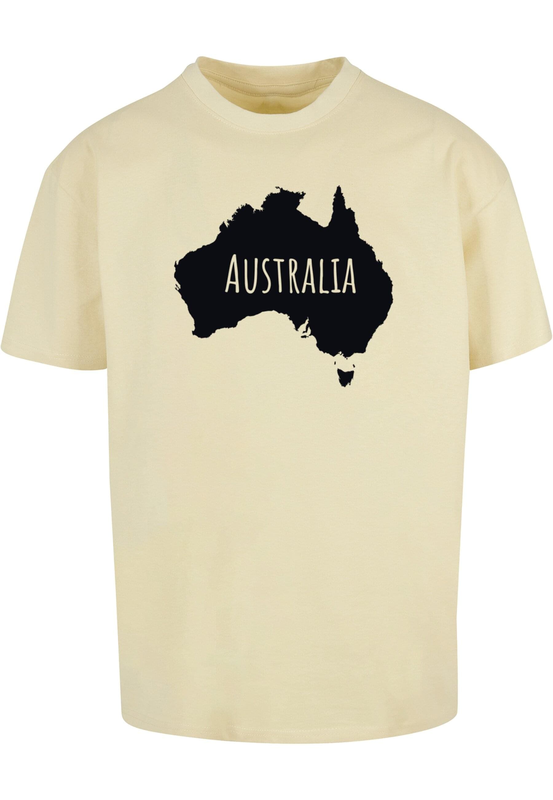 Merchcode T-Shirt "Merchcode Herren Australia Heavy Oversize Tee-BY102" günstig online kaufen